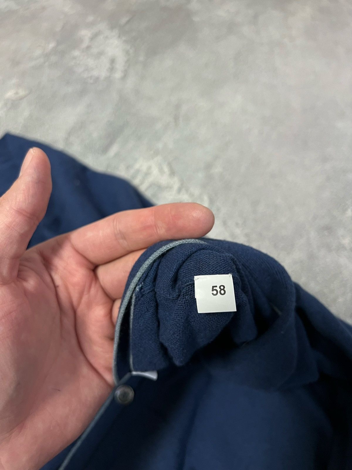Gran Sasso Gran Sasso Button Cardigan V Neck Cotton Sweater Blue Sz 58 Size US XL / EU 56 / 4 - 5 Thumbnail