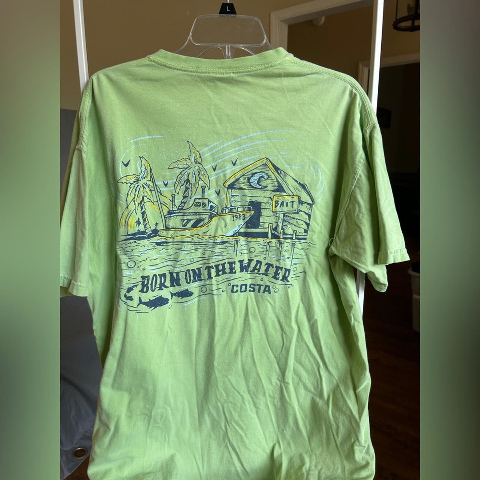 Costume National Costa Lime Green Short-Sleeve Logo Tee Size US M / EU 48-50 / 2 - 3 Thumbnail