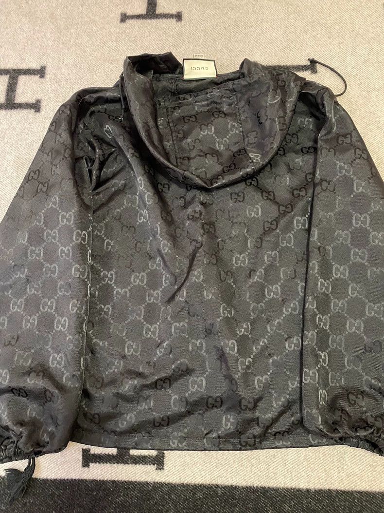 Gucci Gucci Spring and Autumn Black Polyester/Nylon Jacket Old Fl Size US S / EU 44-46 / 1 - 5 Thumbnail