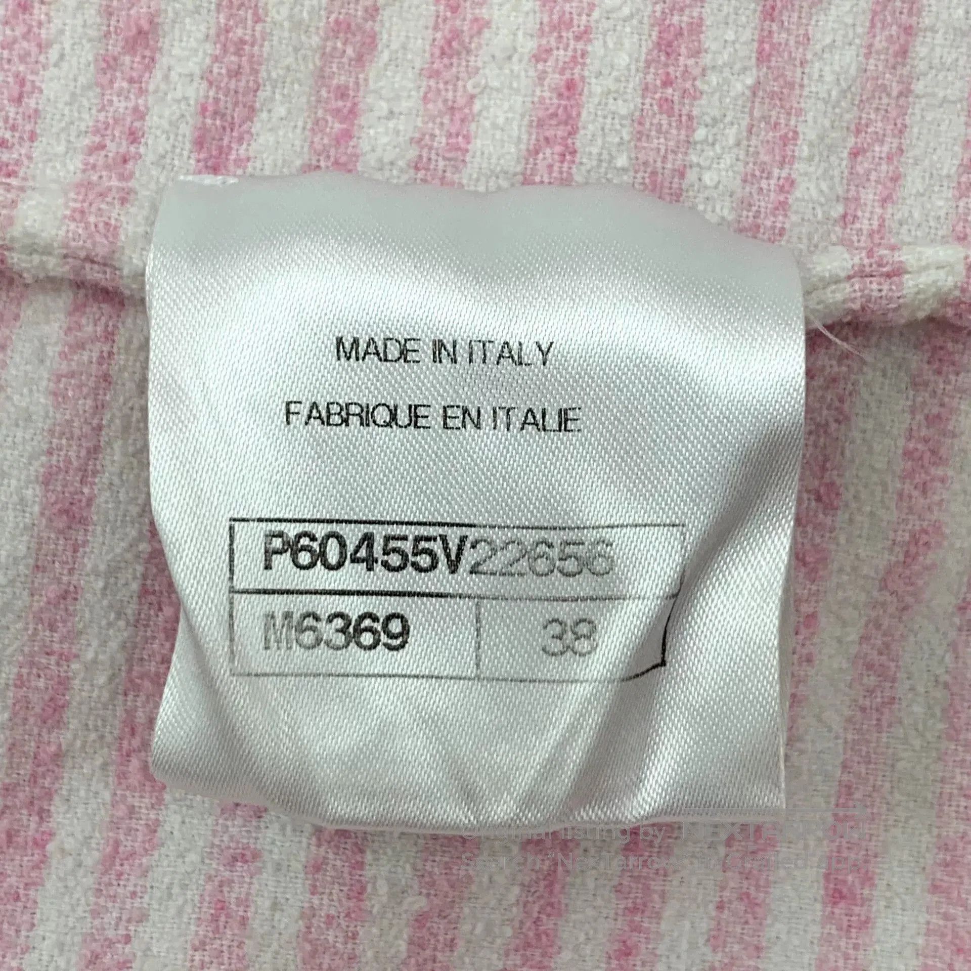 Chanel pink striped chanel short sleeve t. Size US S / EU 44-46 / 1 - 6 Thumbnail