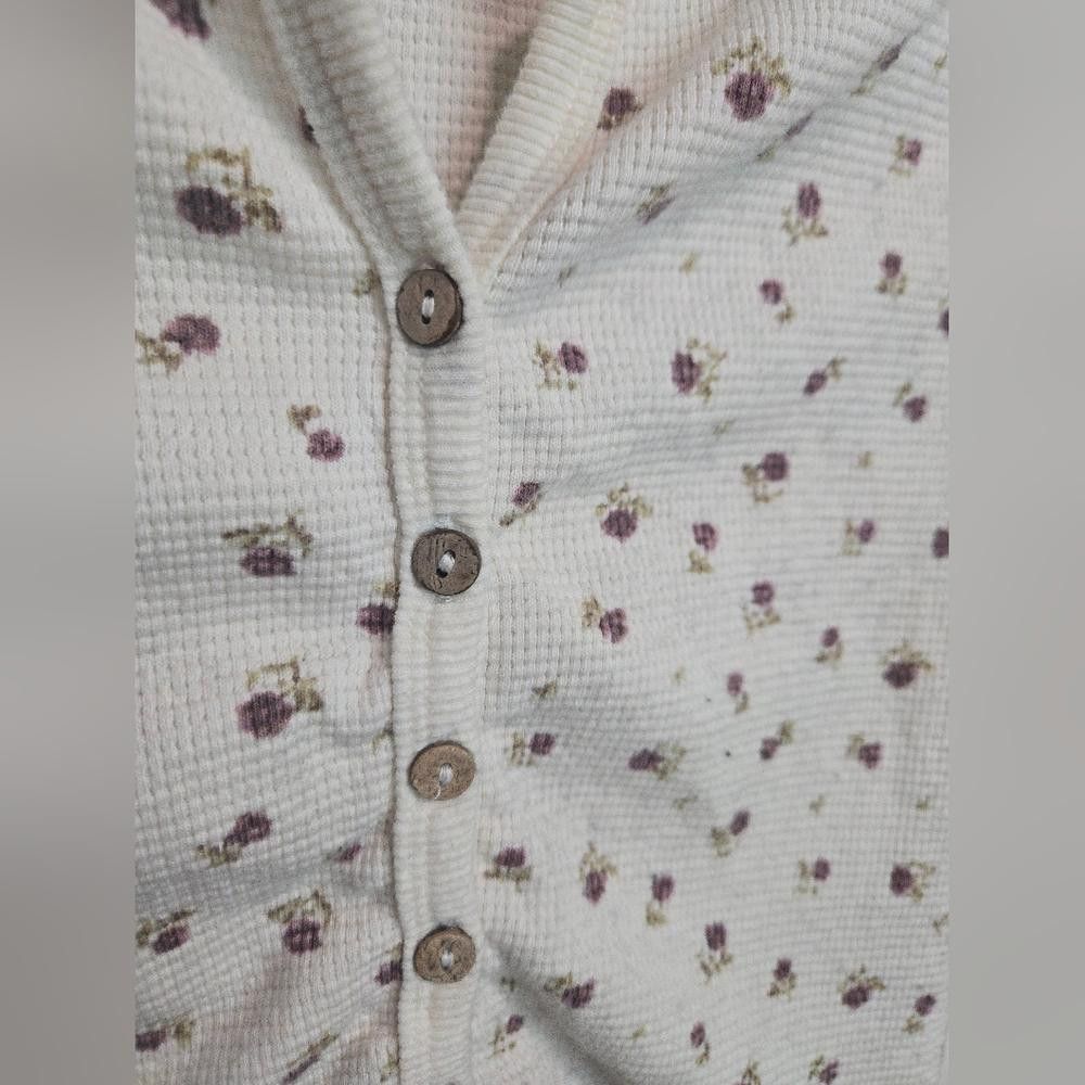 Other Kirious Cream Floral Button-Up Top Size M / US 6-8 / IT 42-44 - 3 Thumbnail