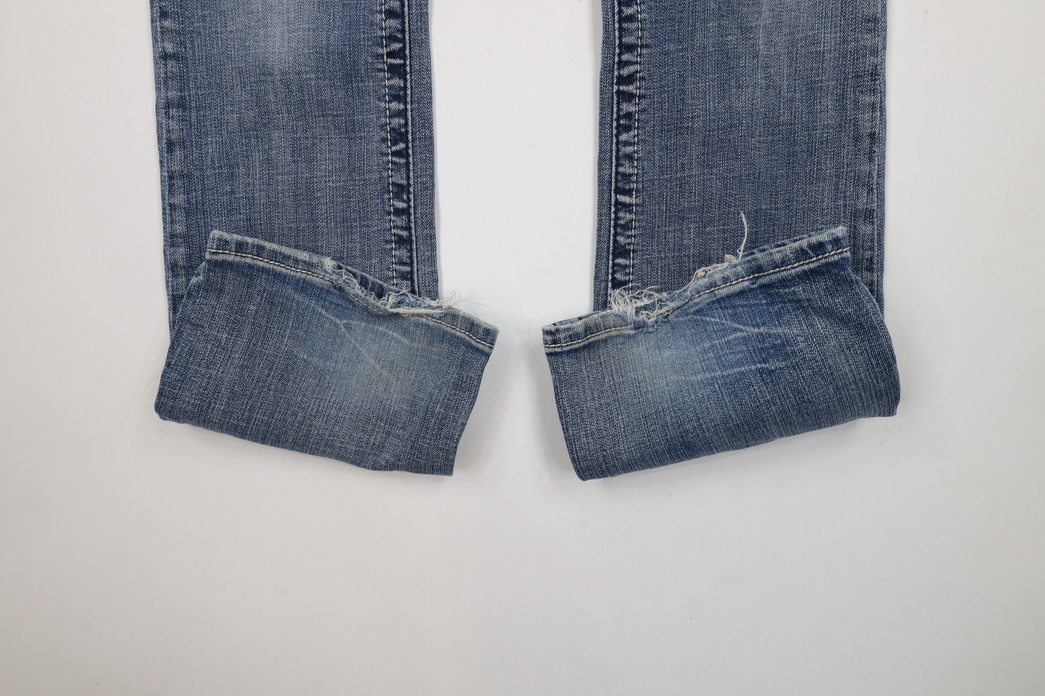 Miss Me × Vintage Miss Me Thick Stitch Flower Fleur de Lis Bootcut Jeans Size 29" - 5 Thumbnail