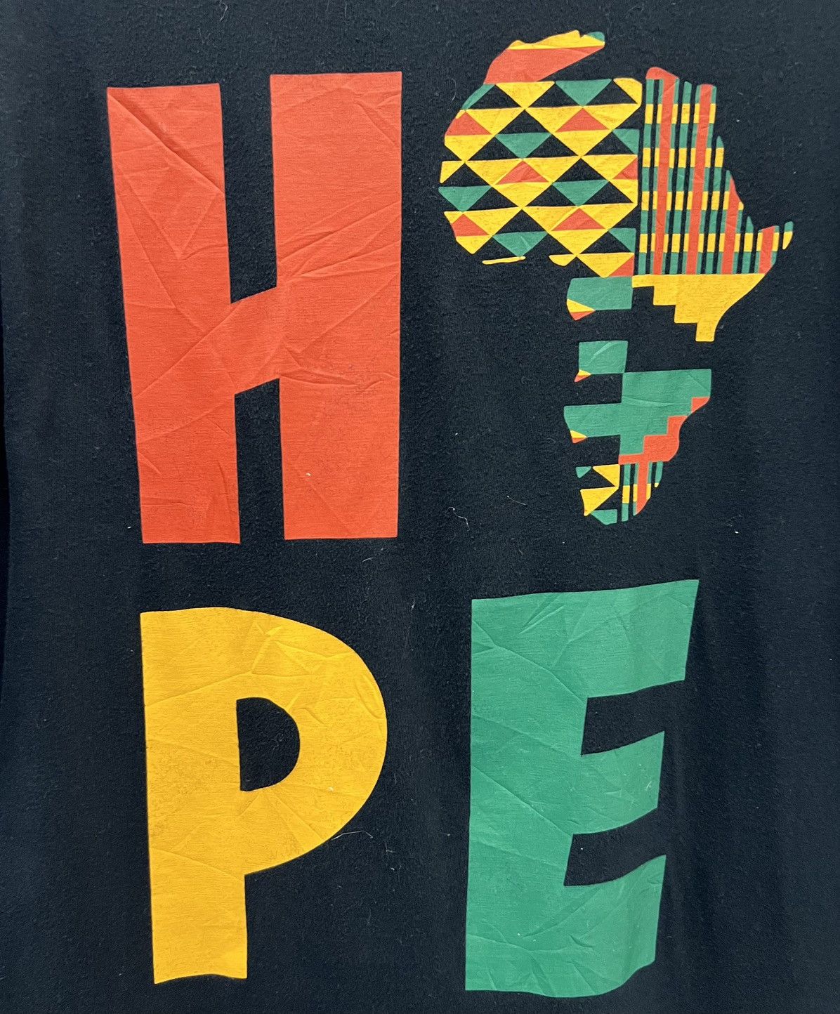 Vintage VINTAGE BLACK HISTORY MONTH HOPE AFRICA KENTE CLOTH SHIRT Size US L / EU 52-54 / 3 - 3 Thumbnail