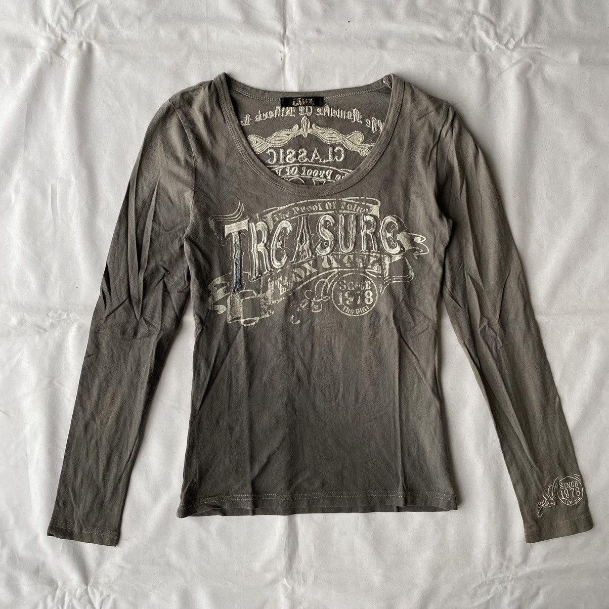 Beauty Beast × If Six Was Nine × Le Grande Bleu (L.G.B.) Japanese Treasure Motorcycle Rally by Glitz Long Sleeve Size US M / EU 48-50 / 2 - 2 Thumbnail