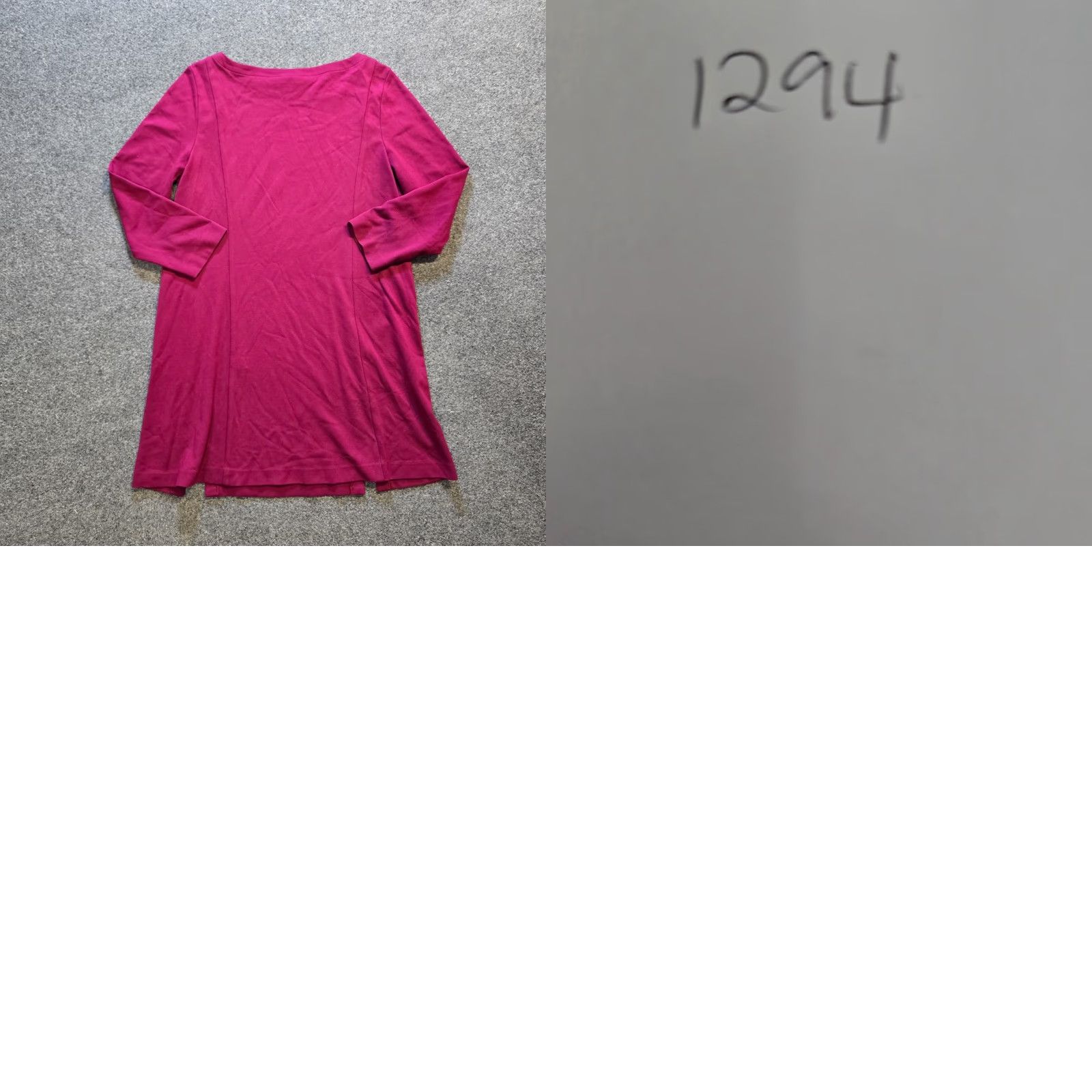 J. Jill J. Jill Dress Womens Medium Red Ponte Fitted Stretch Sheath Capsule Dress Size M / US 6-8 / IT 42-44 - 8 Thumbnail