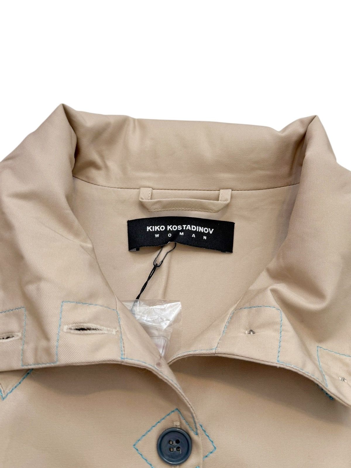 Kiko Kostadinov SS23 Bran Khaki Baggy Jacket Size XS / US 0-2 / IT 36-38 - 10 Thumbnail