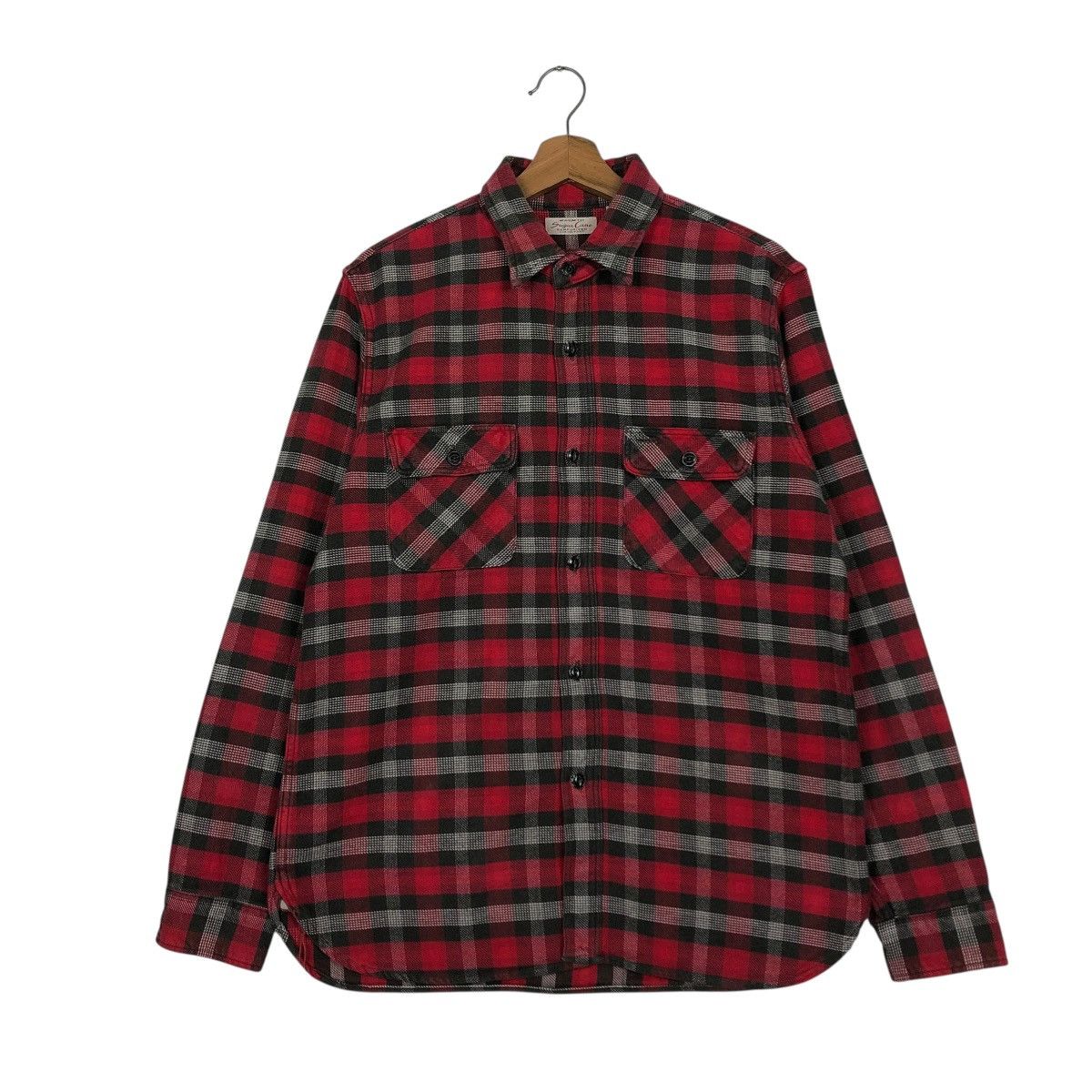Sugar Cane 🔥VINTAGE WOOL SHIRT JACKET SUGAR CANE TOYO ENTERPRISE TARTAN Size US M / EU 48-50 / 2 - 3 Thumbnail