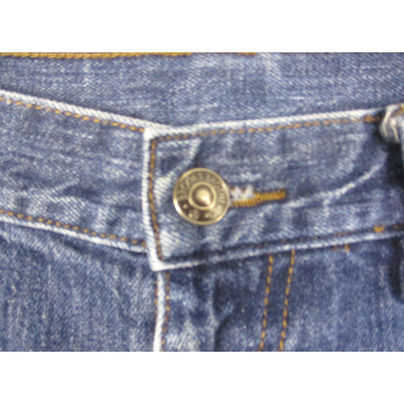 Brooks Brothers Brooks Brothers Jeans Straight Fit Mens 38x32 Blue Medium Wash Denim Stretch Distressed? Pockets Zip Fly Waist 36 Leather Patch 5-Pocket Size US 38 / EU 54 - 3 Thumbnail