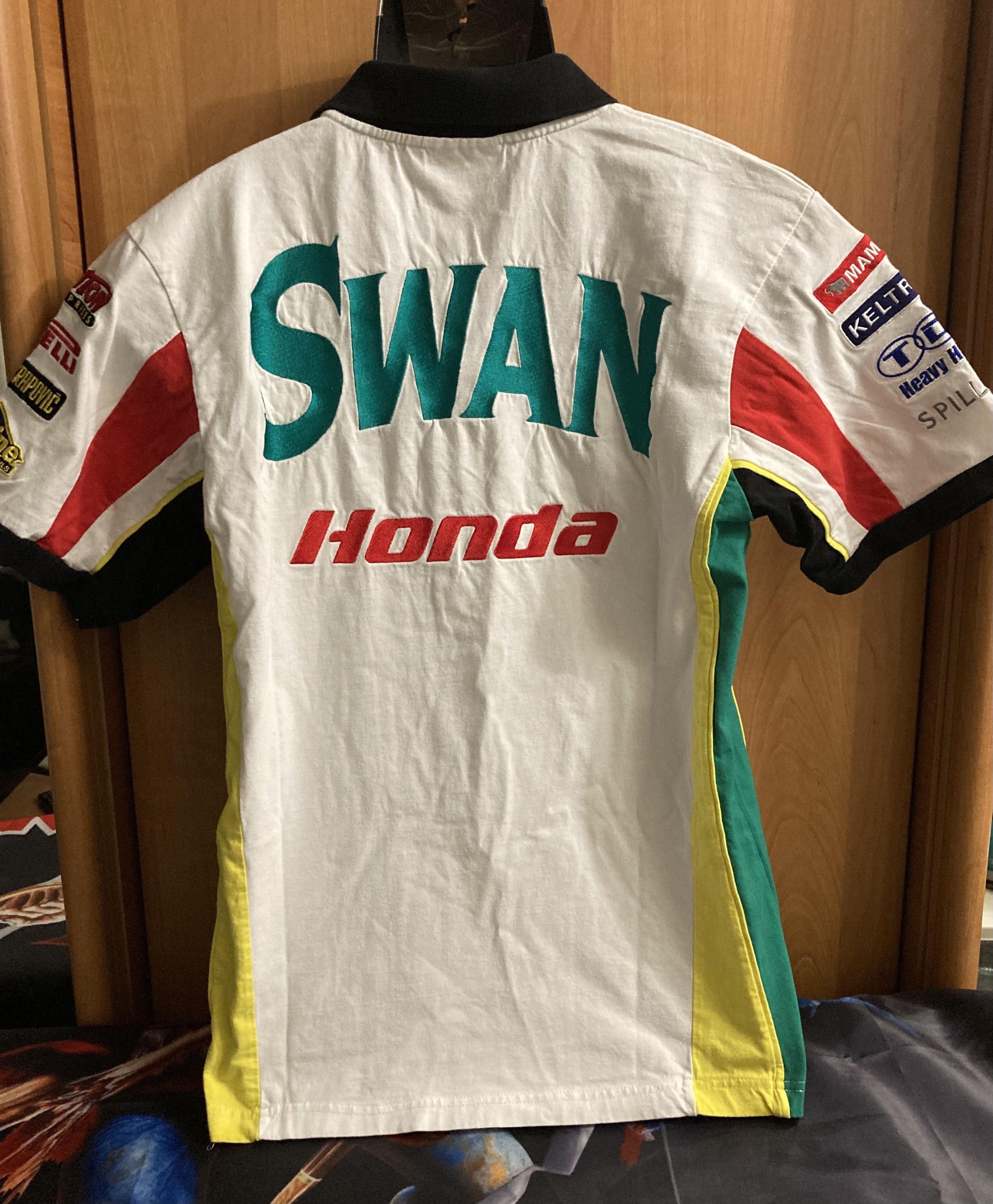 Honda Honda Swan Polo Shirt Moto GP Track Racing Motorcycle Team Size US S / EU 44-46 / 1 - 11 Thumbnail