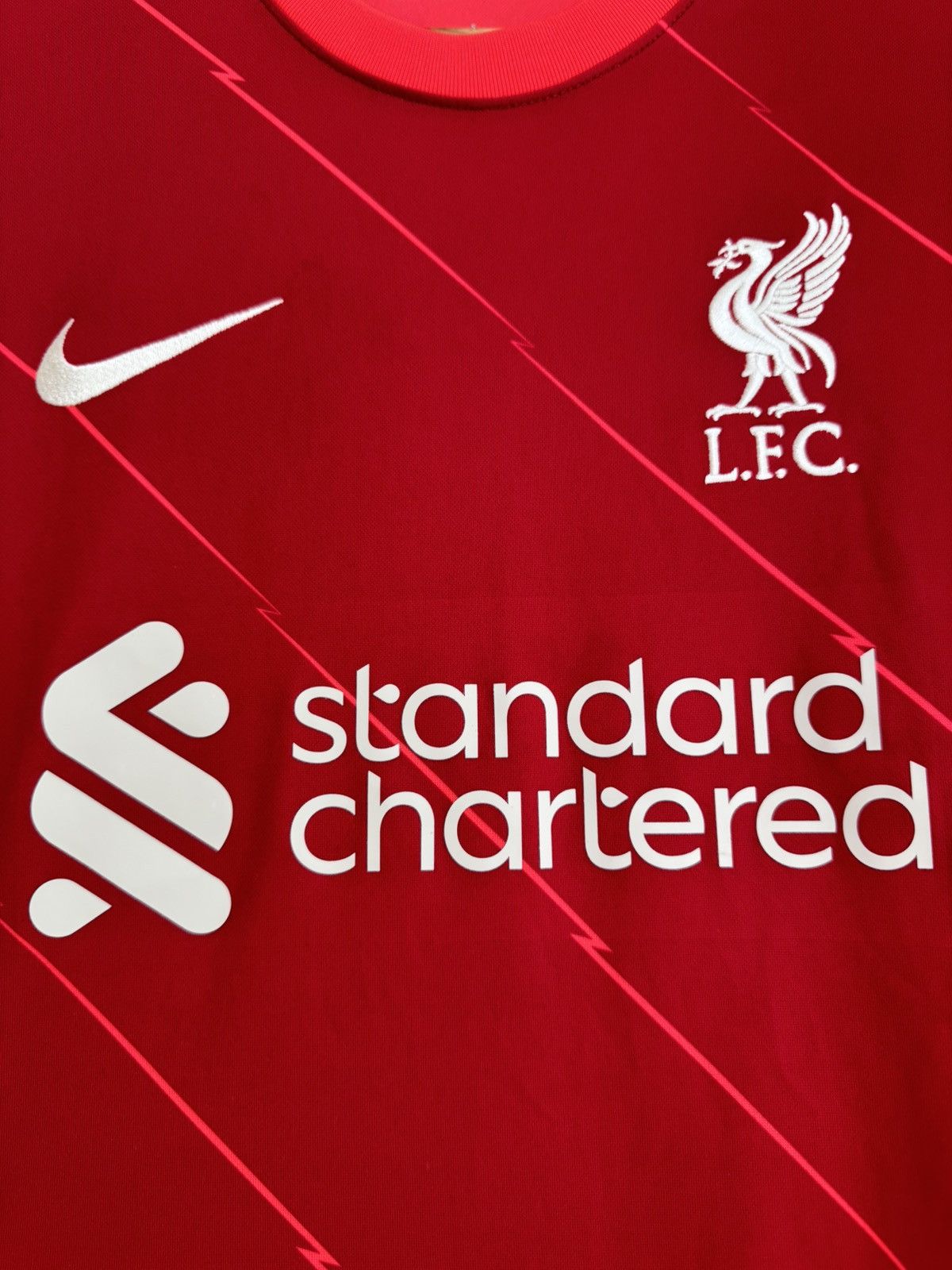 Nike Liverpool 2021-2022 Home Soccer Jersey Football Kit Shirt Size US S / EU 44-46 / 1 - 11 Thumbnail
