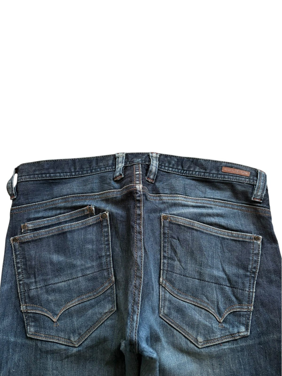 Designer × Japanese Brand Vintage Japanese Brand Distress Bootcut Flare Jeans Size US 32 / EU 48 - 8 Thumbnail