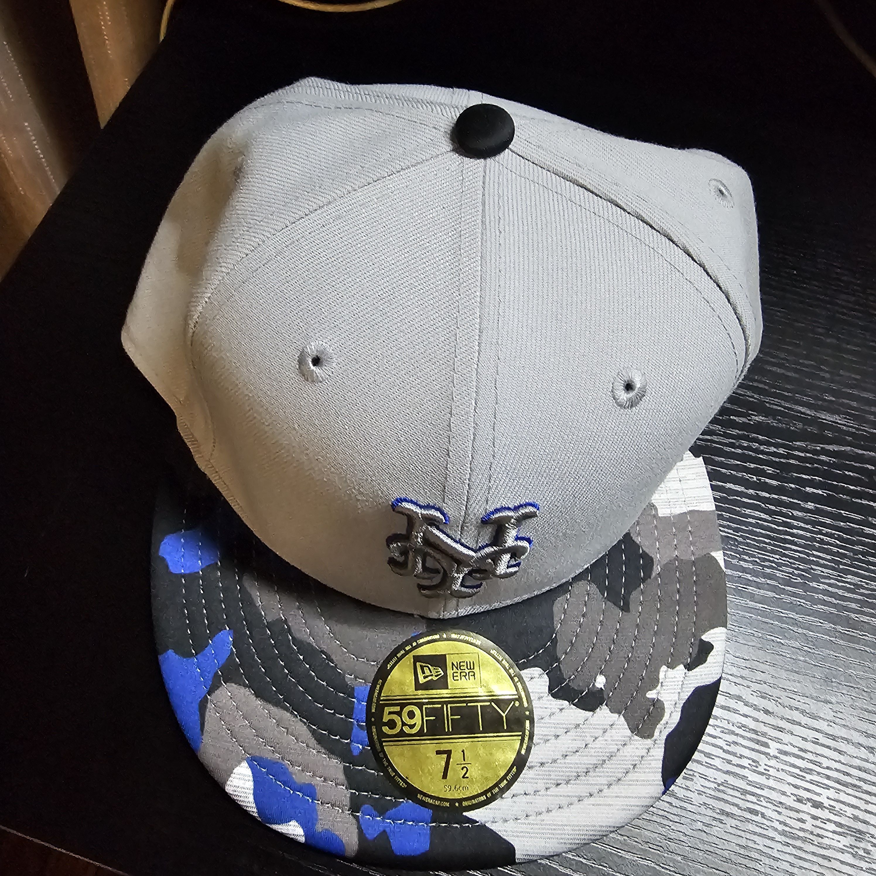 New Era Mets Blue Camo Brim Size ONE SIZE - 3 Thumbnail
