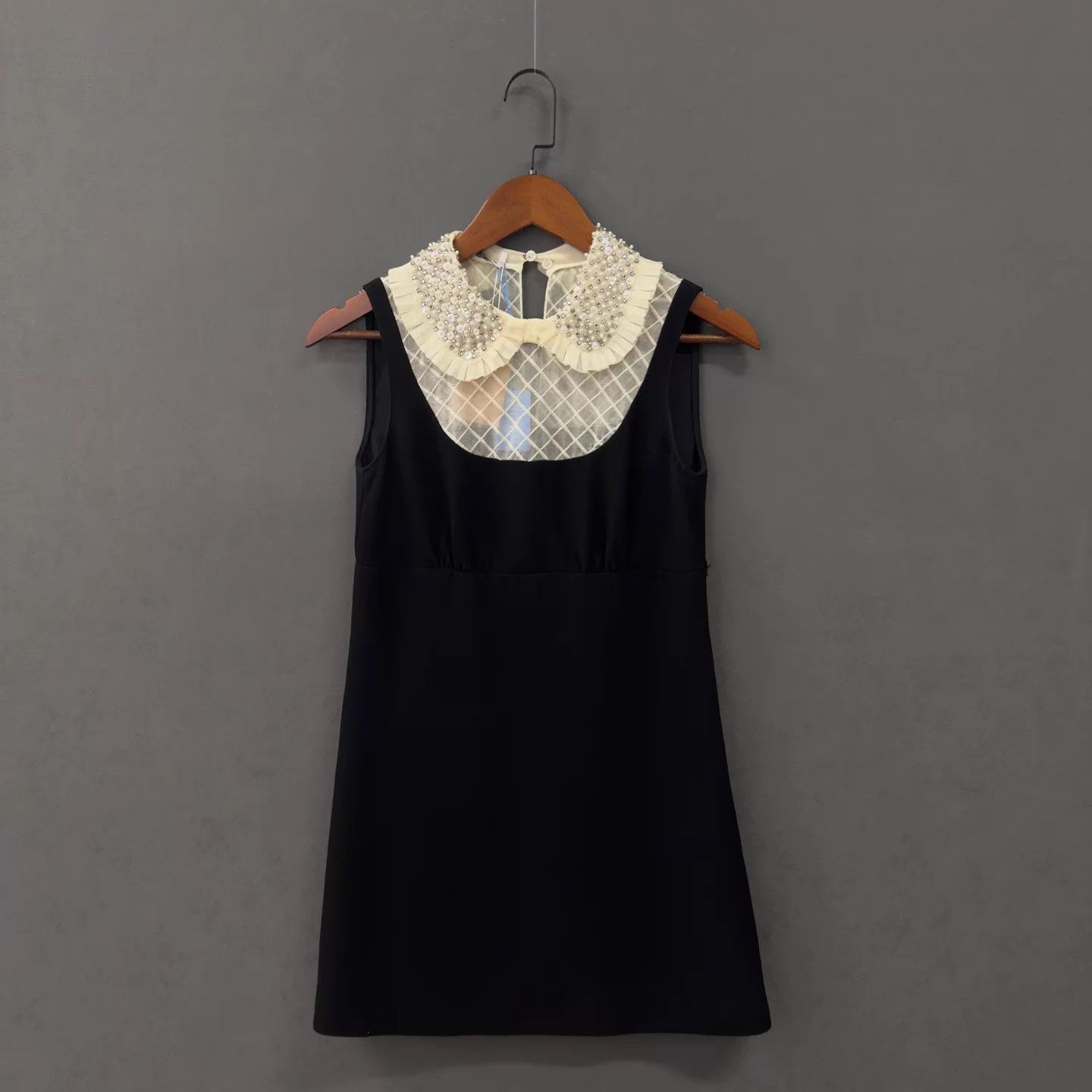 Miu Miu MIU MIU Sequin Strap Color Block Dress Size 40 Size S / US 4 / IT 40 - 3 Thumbnail