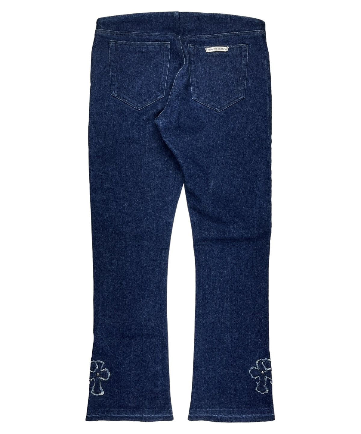 Chrome Hearts Chrome Hearts Cemetery Denim Patch Flared Stretch Jeans Size 32" / US 10 / IT 46 - 2 Thumbnail