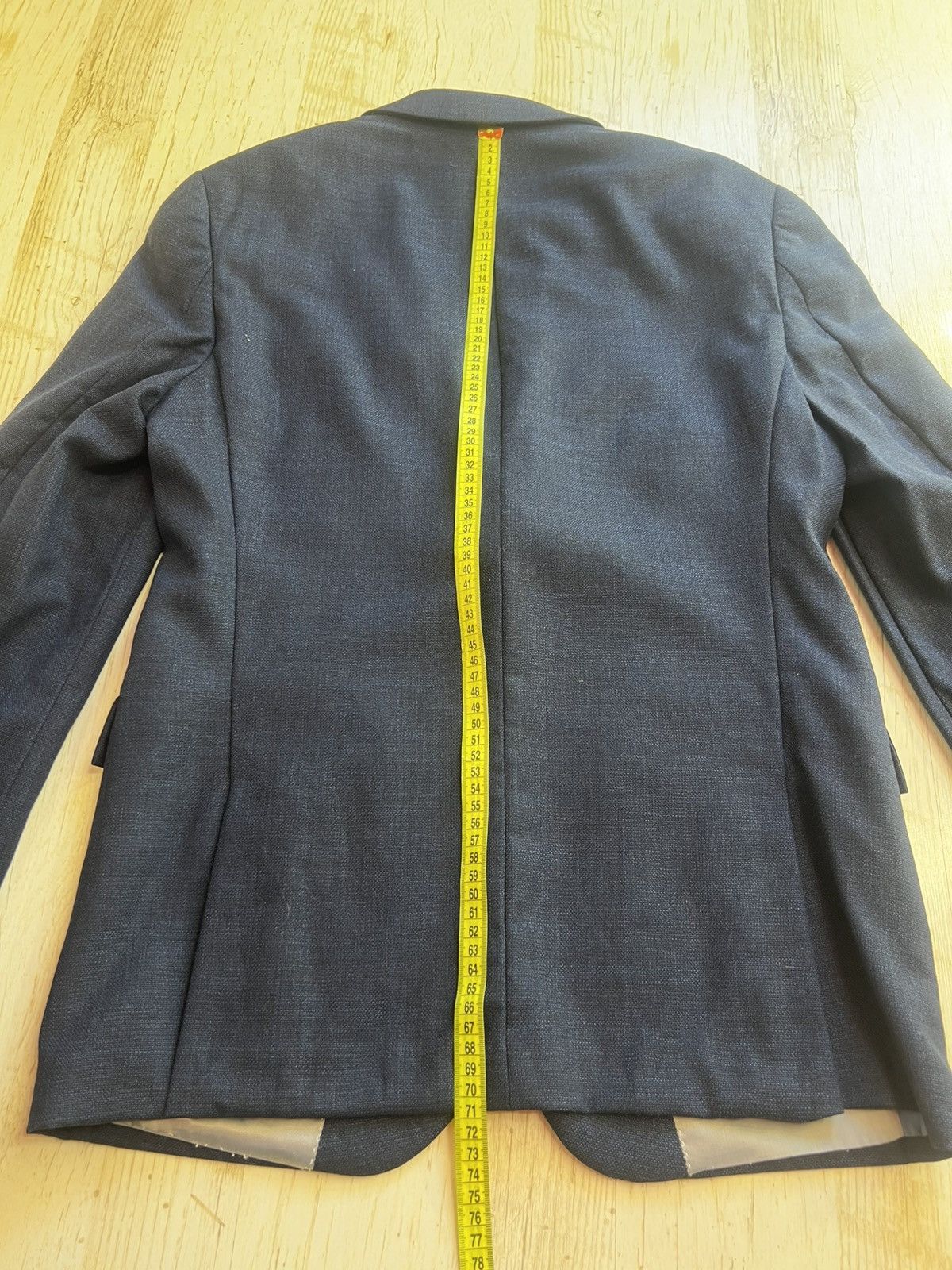 DKNY DKNY Blue Wool Blazer Size 48 Classic Tailored Size 38S - 15 Thumbnail