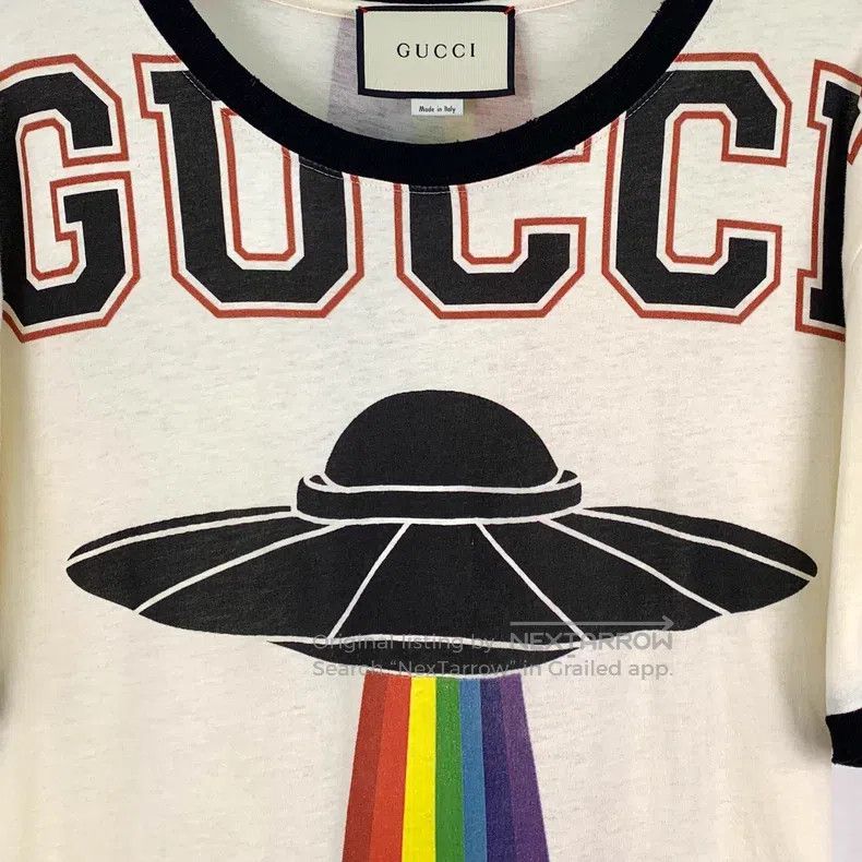Gucci Gucci Colour-blocked logo letter flying saucer printed cot Size M / US 6-8 / IT 42-44 - 4 Thumbnail