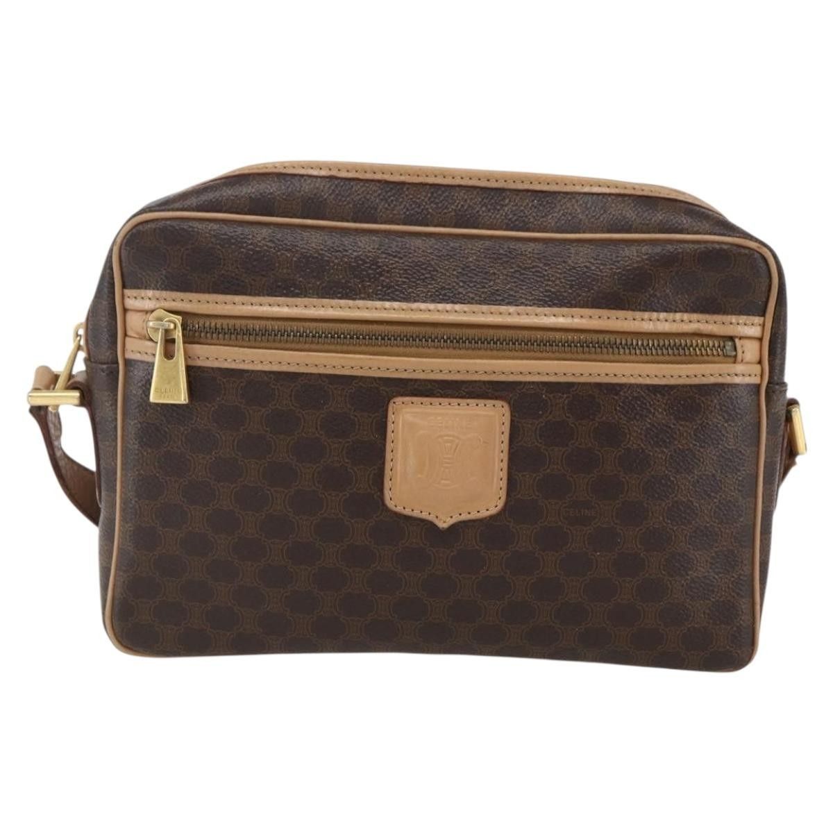 Celine Celine Vintage Macadam Canvas and Leather Size ONE SIZE - 1 Thumbnail