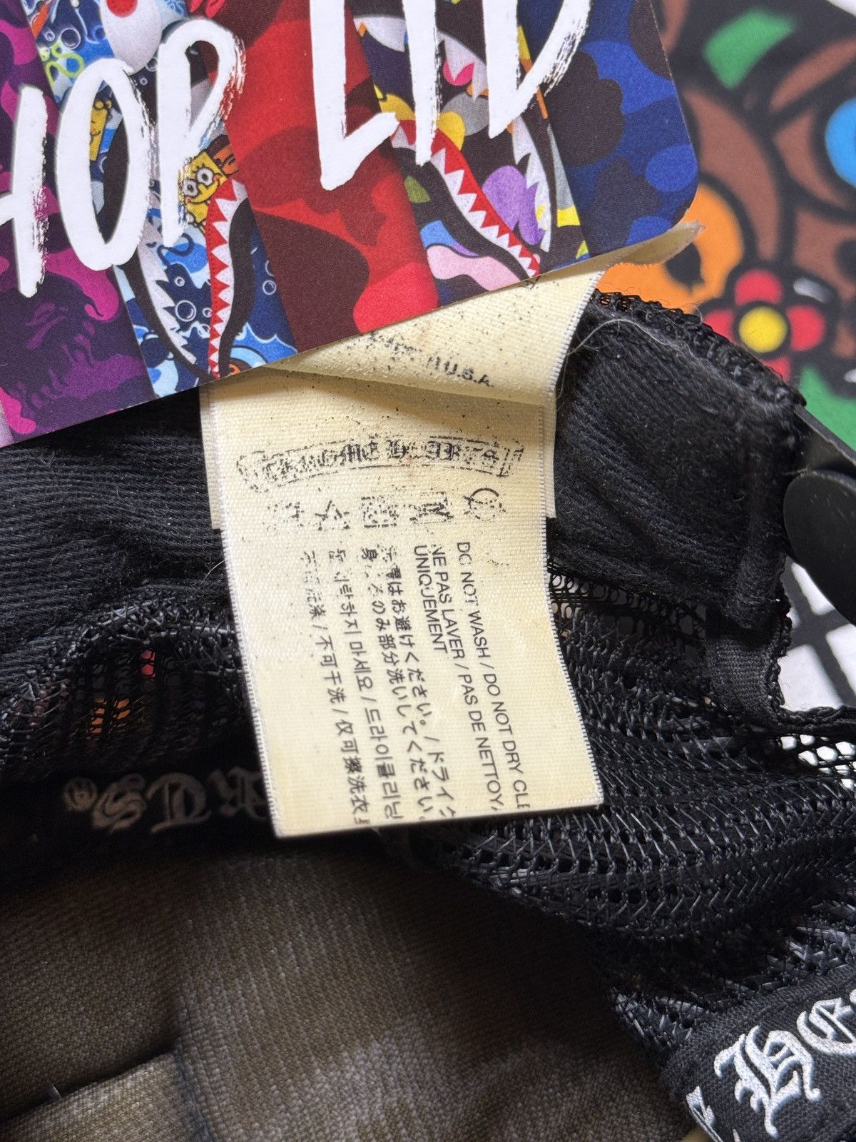Chrome Hearts Chrome Hearts Black Honolulu Trucker Hat Size ONE SIZE - 6 Thumbnail