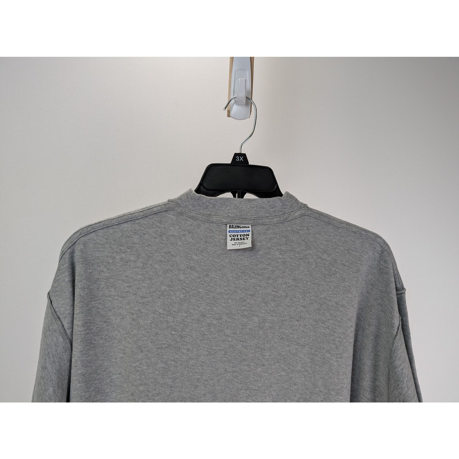 Balenciaga × eBay o1rshd1 Inside Out Oversized T-Shirt in Heather Grey Size US M / EU 48-50 / 2 - 8 Thumbnail