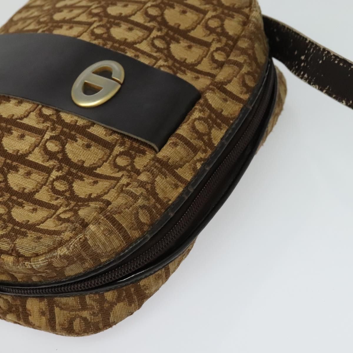 Dior DIOR Trotter Canvas Shoulder Bag Brown Size ONE SIZE - 6 Thumbnail