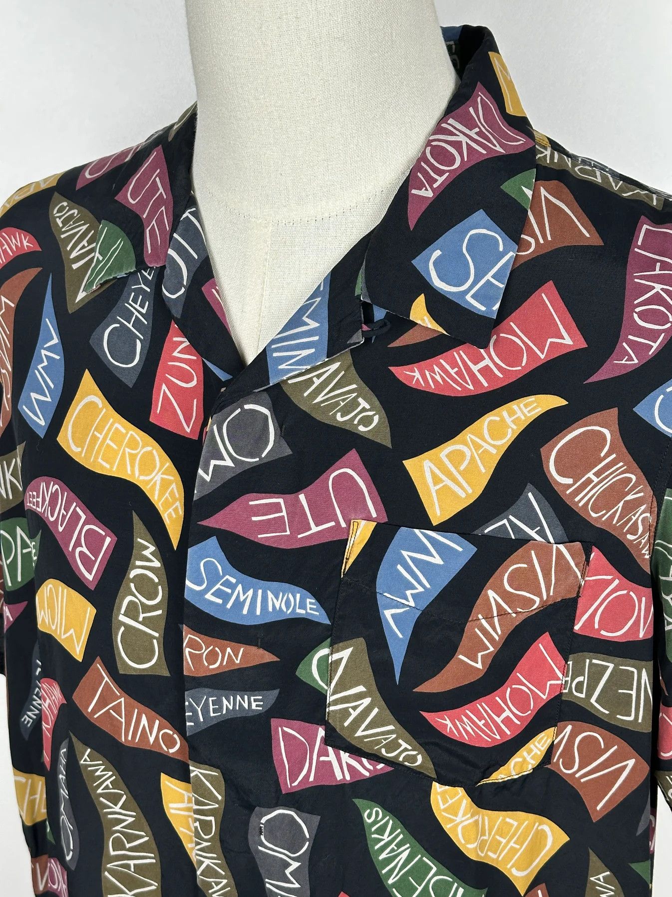 Visvim SS19 Free Edge Shirt S/S Pennants Size US XL / EU 56 / 4 - 4 Thumbnail
