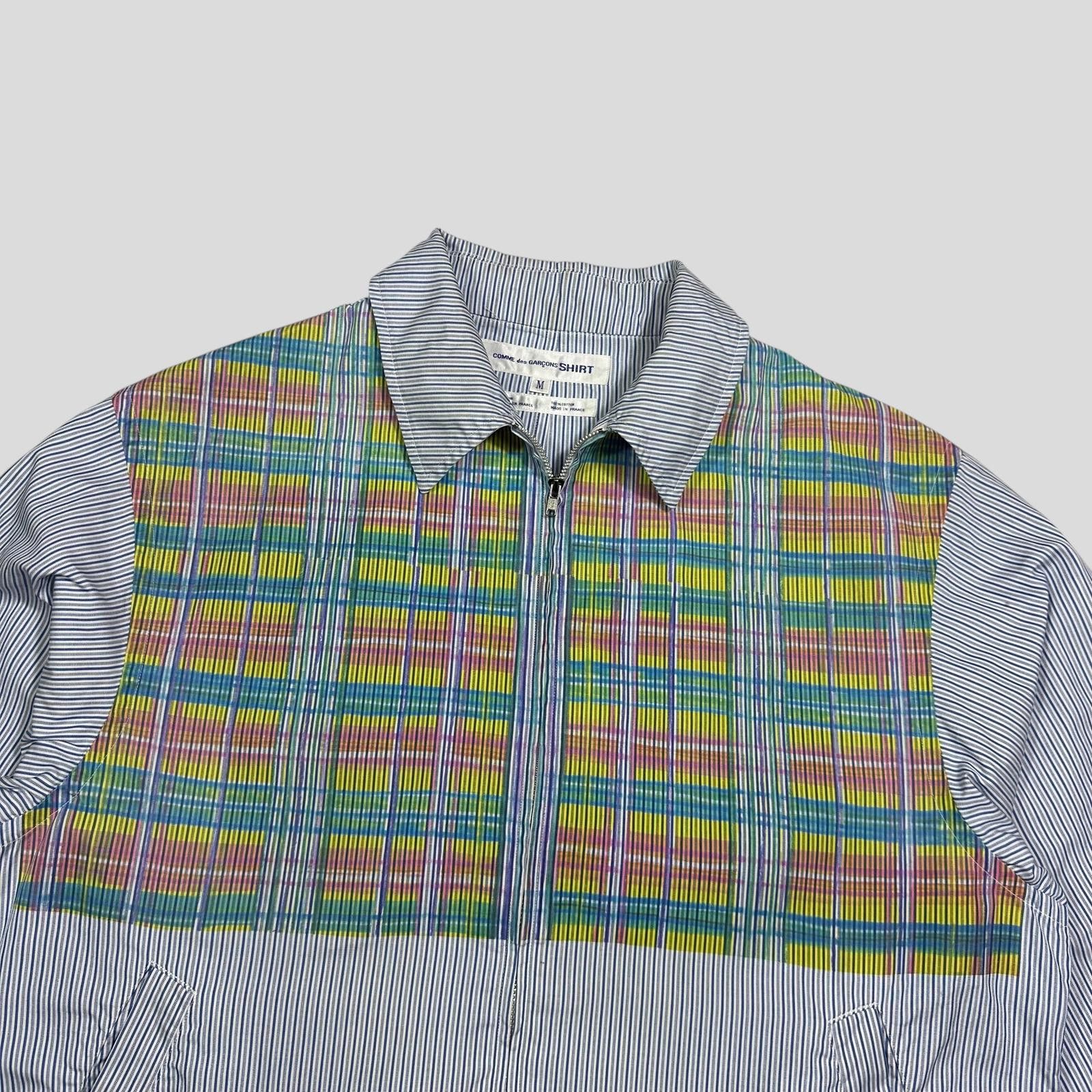 Comme des Garcons Comme Des Garçons SHIRT 90s Plaid Striped Boxy Work Jacket M Size US M / EU 48-50 / 2 - 2 Thumbnail