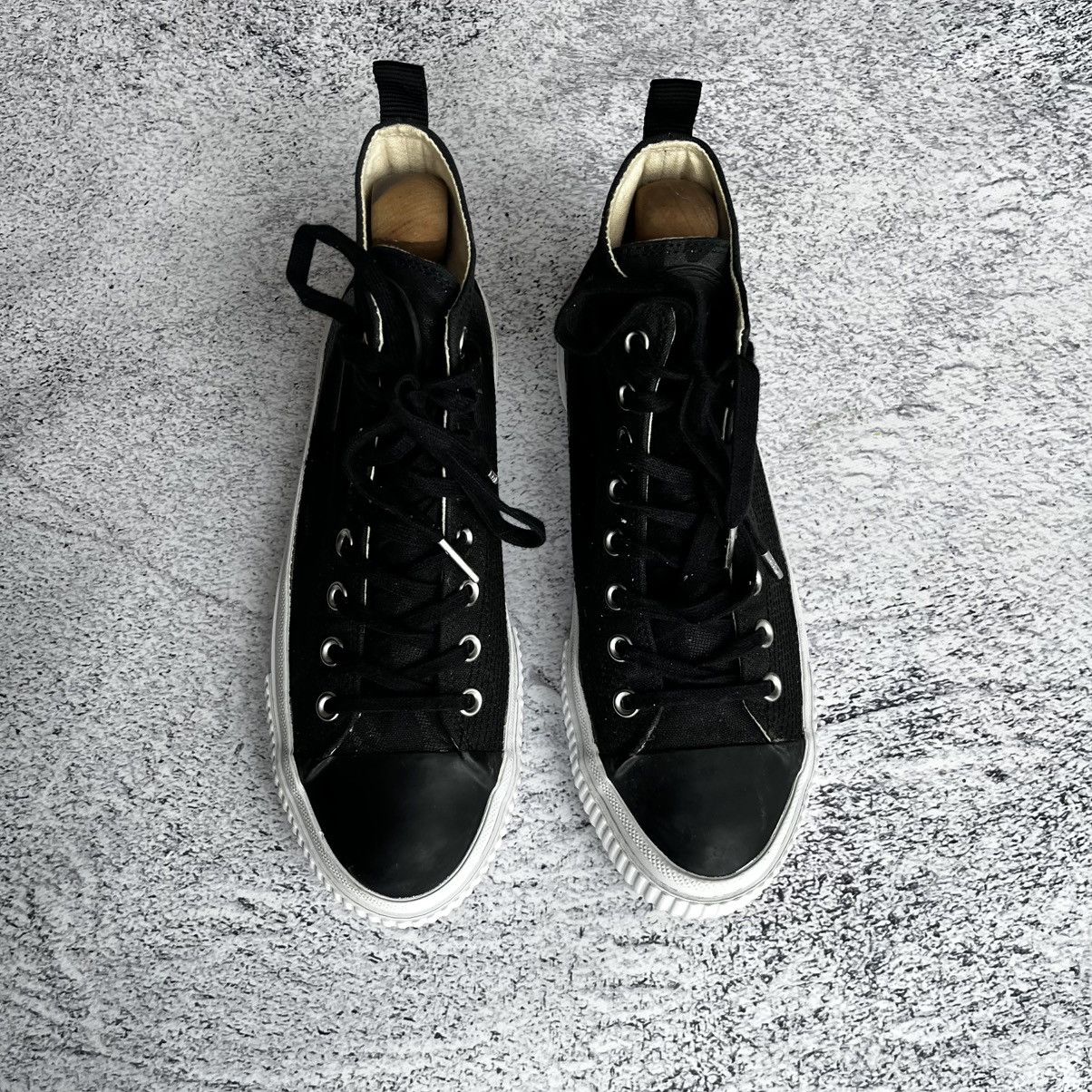 Alexander McQueen McQ Alexander McQueen Black Plimsoll High Top Sneakers Size US 8 / EU 41 - 5 Thumbnail