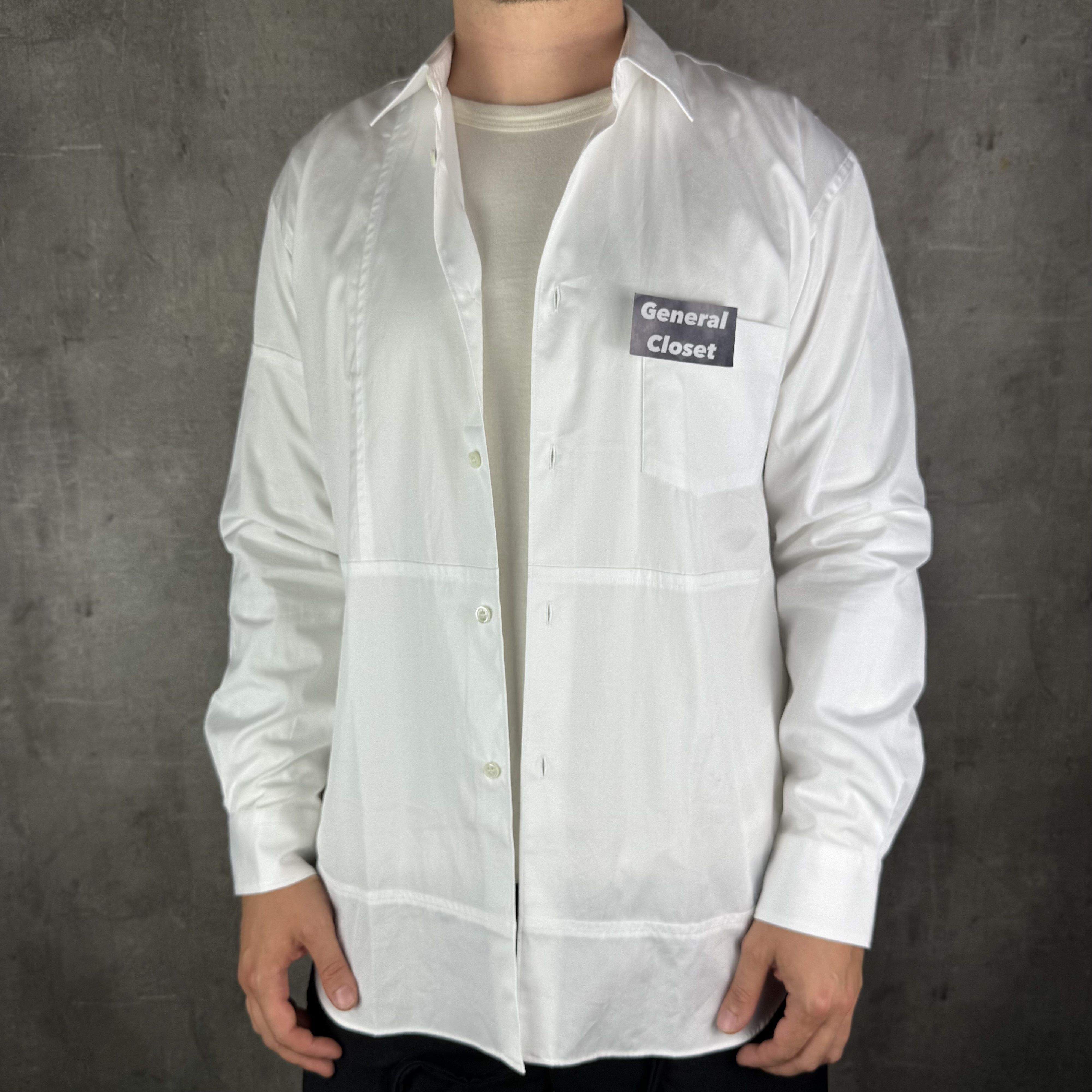 Comme des Garcons SHIRT COMME DES GARCONS SHIRT Panelled Patchwork Seam Button Up Size US M / EU 48-50 / 2 - 2 Thumbnail