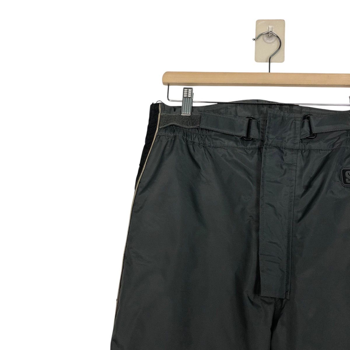 Japanese Brand Vintage Simpson Grey Nylon Moto Riding Pants Big Logo Size US 30 / EU 46 - 8 Thumbnail