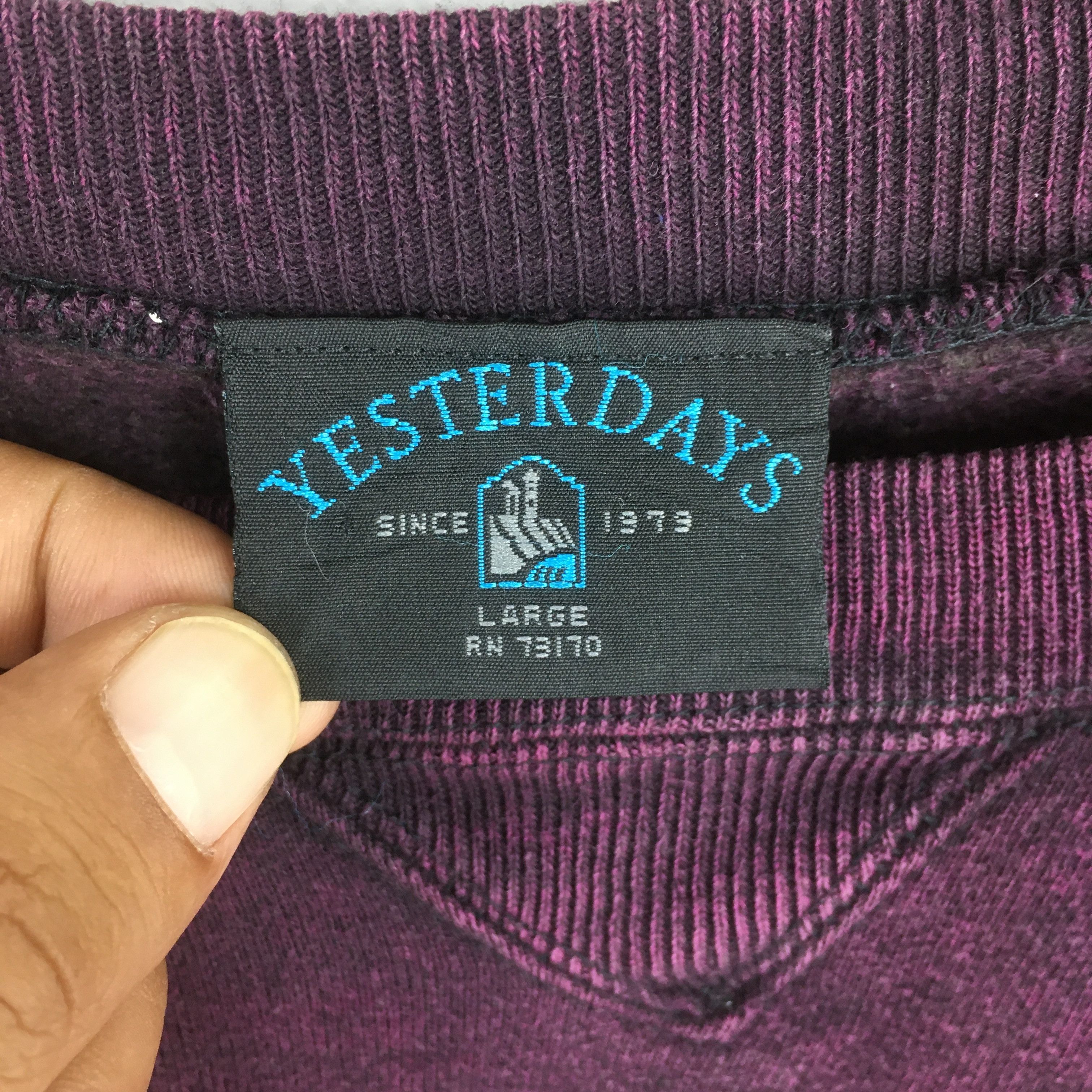 Other Vintage Vermont Usa Ski Purple Faded Sweatshirt Large Size US L / EU 52-54 / 3 - 6 Thumbnail