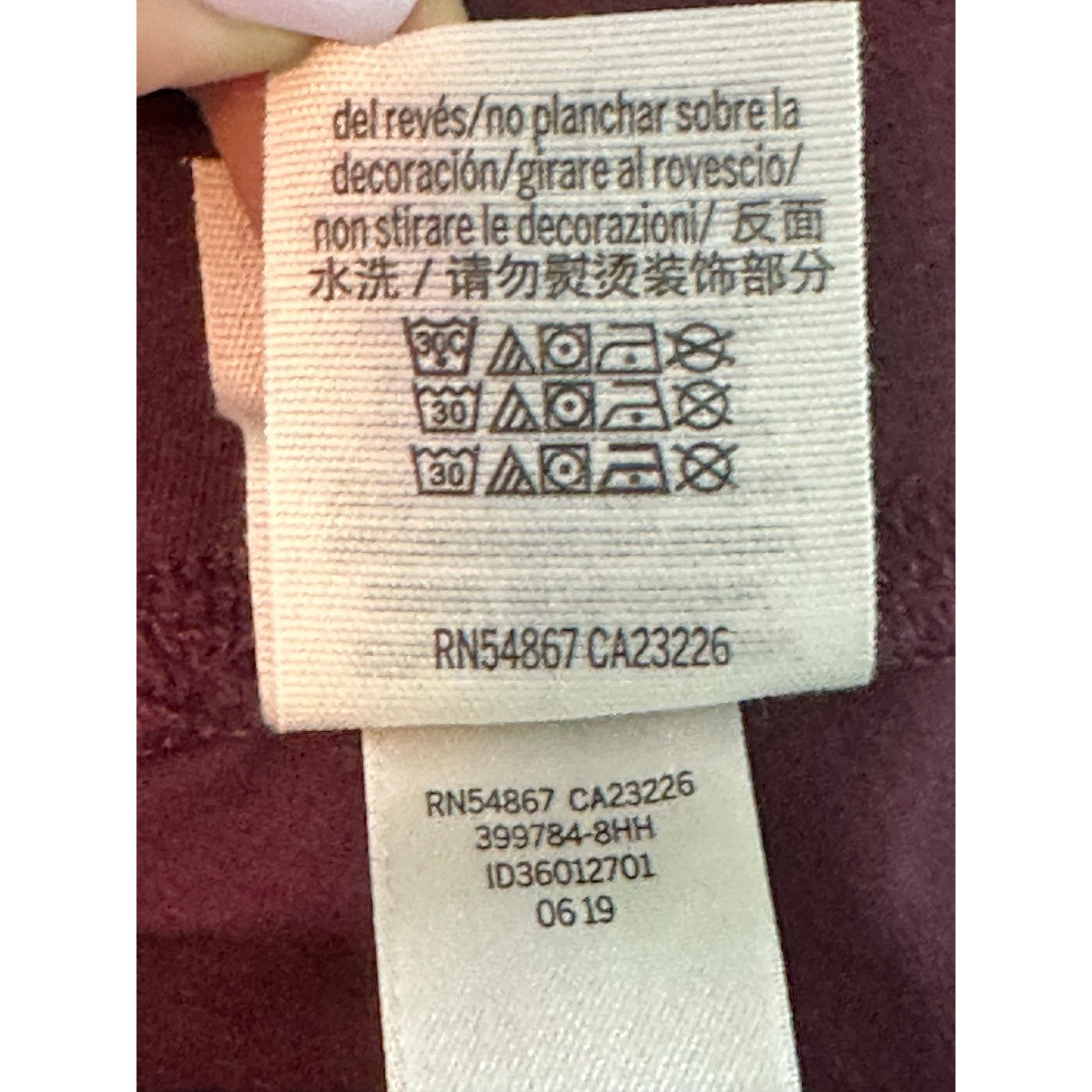 Pink Pink by Victoria Secret burgundy leggings size XS Size 28" / US 6 / IT 42 - 5 Thumbnail