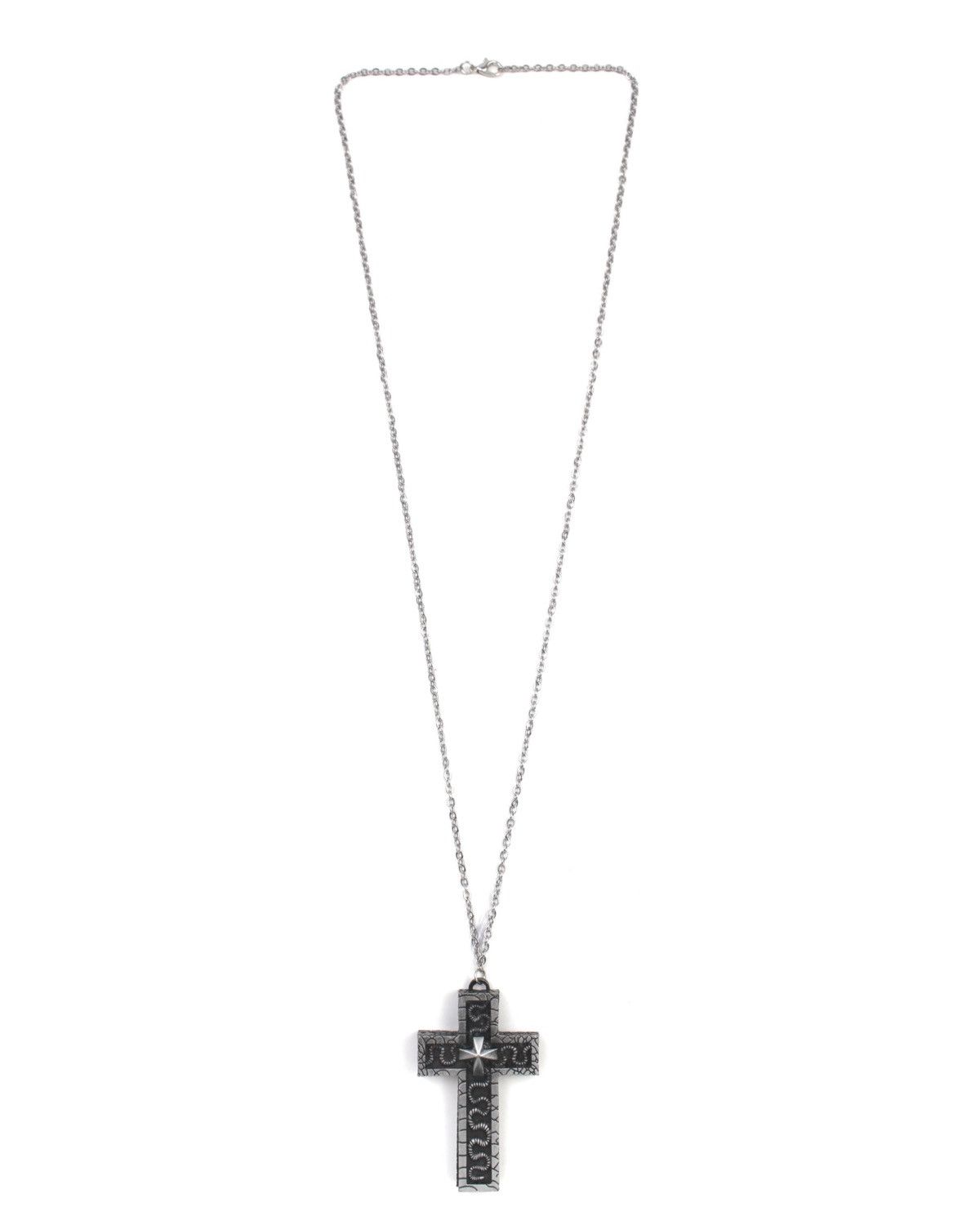 Vintage 2000S JAPANESE MADE LOCKED CROSS GOTHIC REVIVAL NECKLACE Size ONE SIZE - 2 Thumbnail
