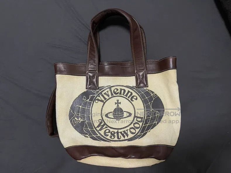Vivienne Westwood Vivienne Westwood size os Canvas and Leather Brown Letter L Size ONE SIZE - 1 Thumbnail