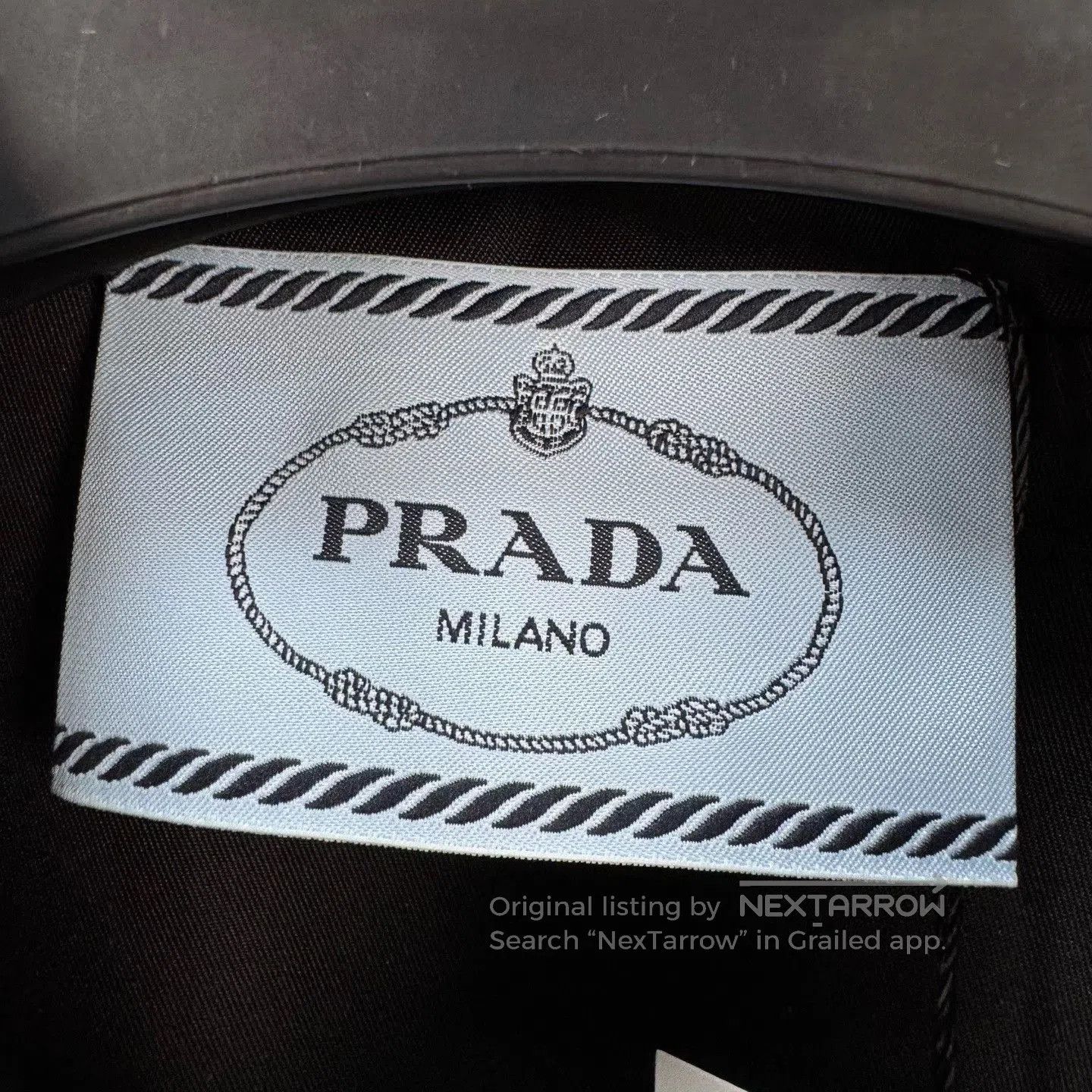Prada Prada 24SS Nylon Triangle Logo Waist-Tie Dress. Size S / US 4 / IT 40 - 5 Thumbnail