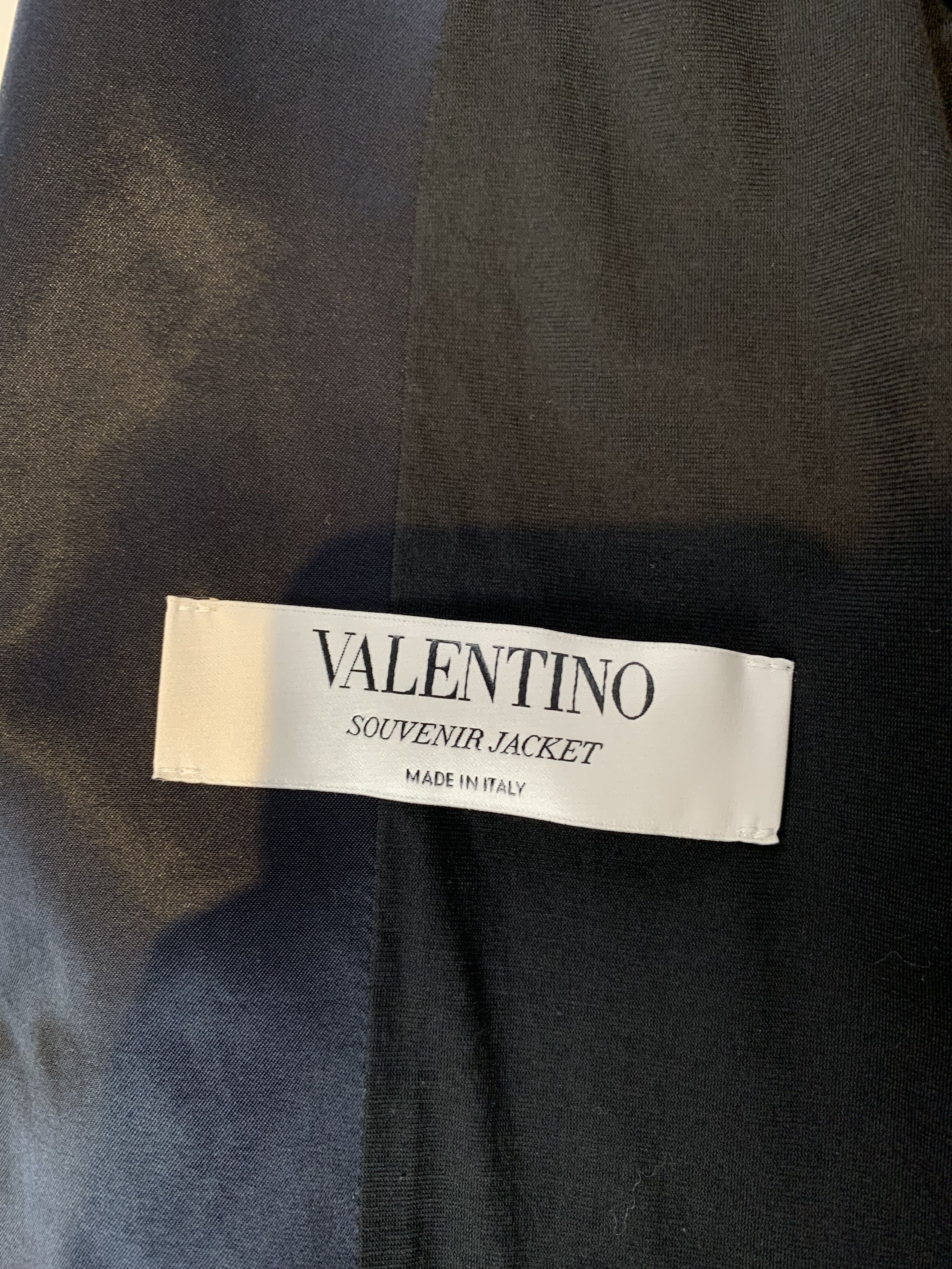Valentino Valentino Silk Bomber Jacket Size US L / EU 52-54 / 3 - 10 Thumbnail