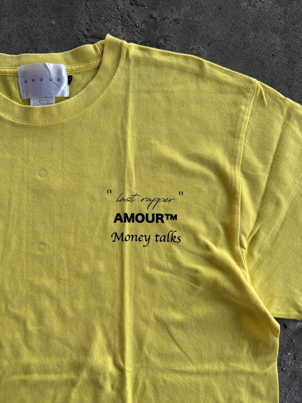Other Amour “Last Rapper” Money Talks Tee Size US XL / EU 56 / 4 - 6 Thumbnail