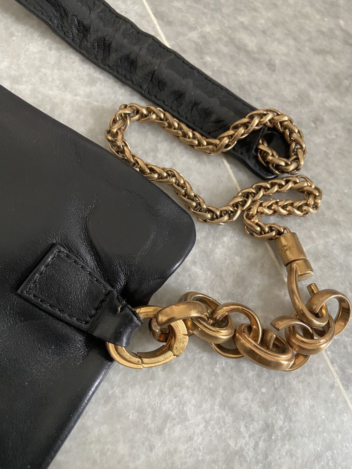 MCM MCM Bag Black Leather Crossbody Bag Size ONE SIZE - 8 Thumbnail