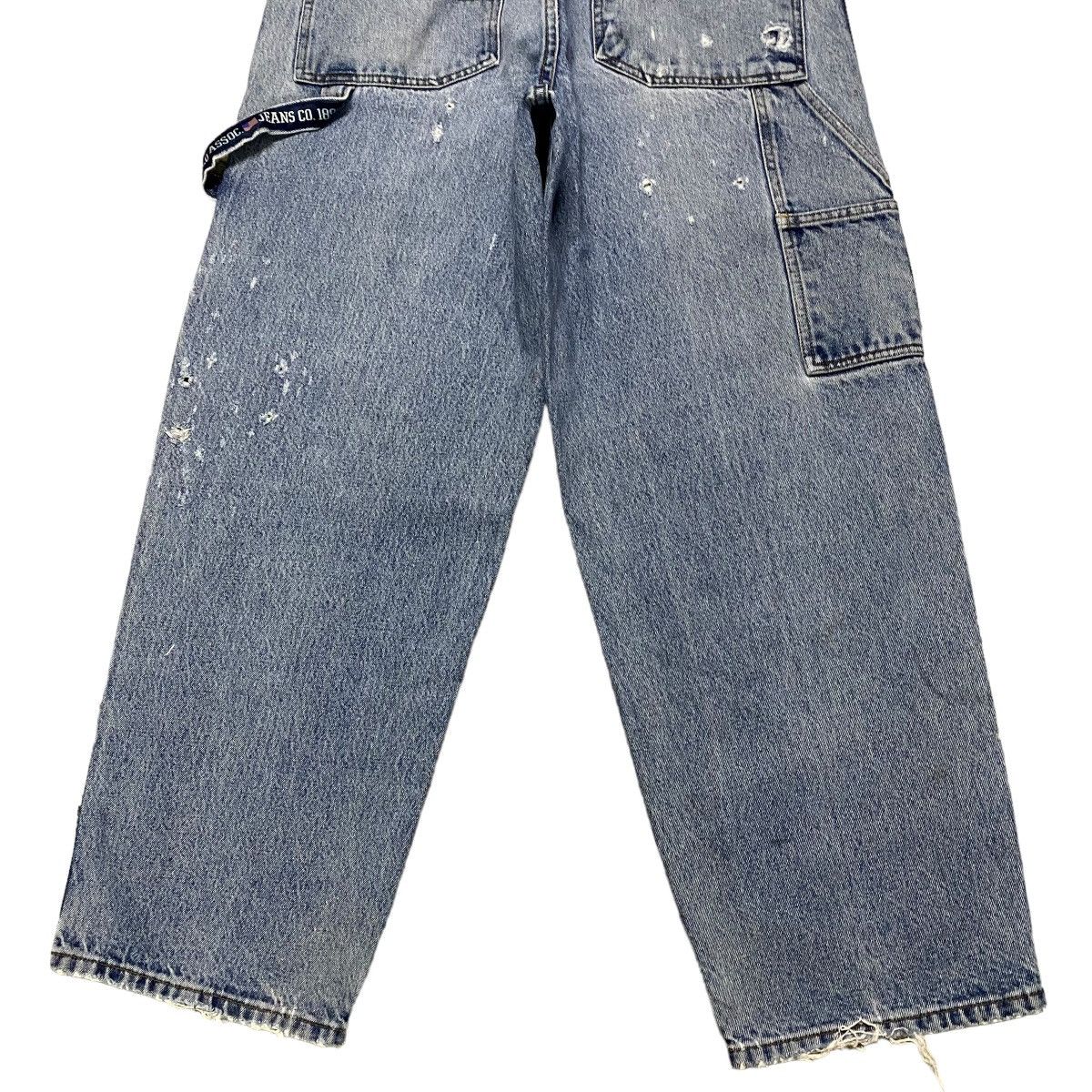 U.S. Polo Assn. Vintage US POLO ASSOC Distressed Denim Carpenter Pant Size US 31 - 17 Thumbnail