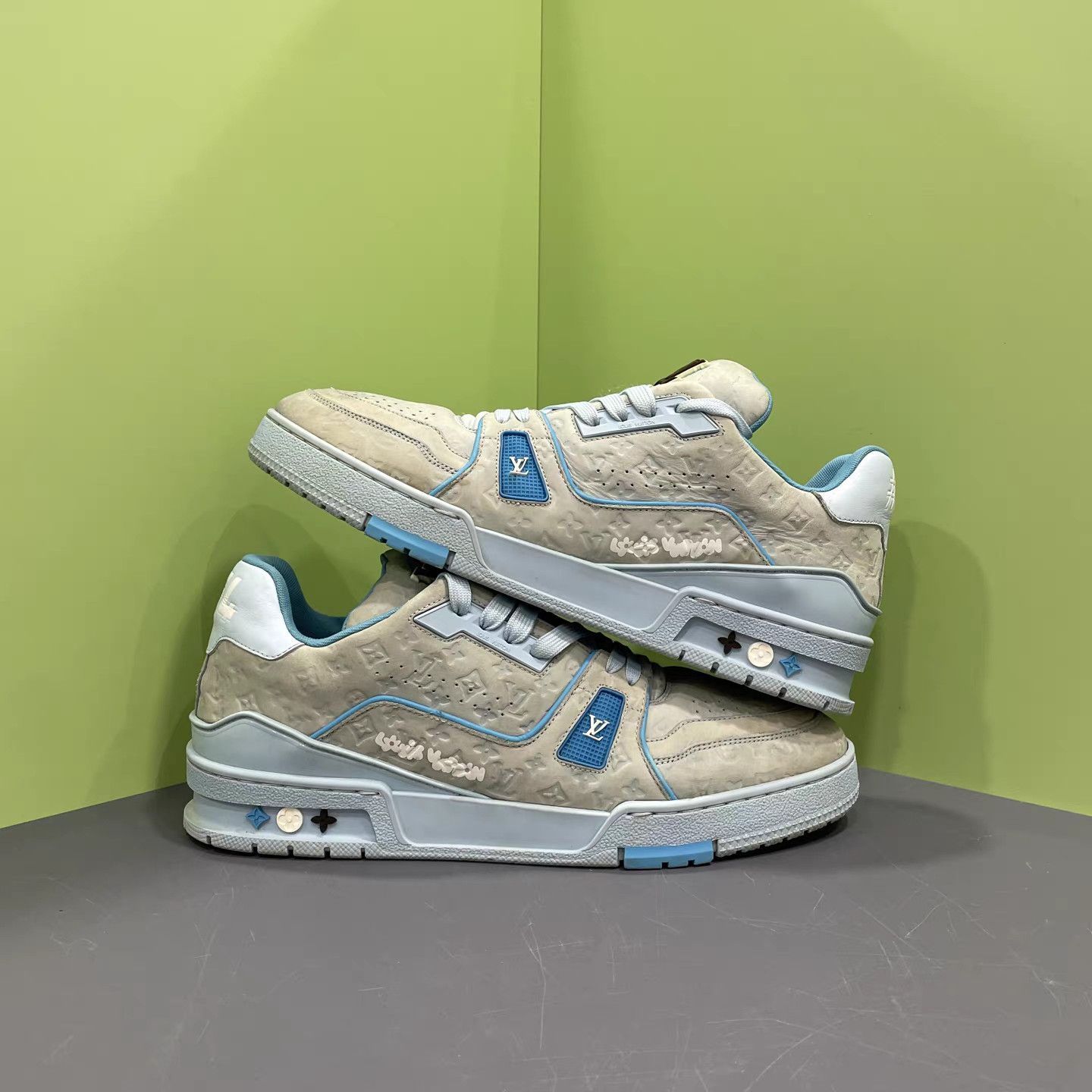 Louis Vuitton LOUIS VUITTON LV Trainer × Tyler the Creator Embossed K15 Size US 8 / EU 41 - 4 Thumbnail