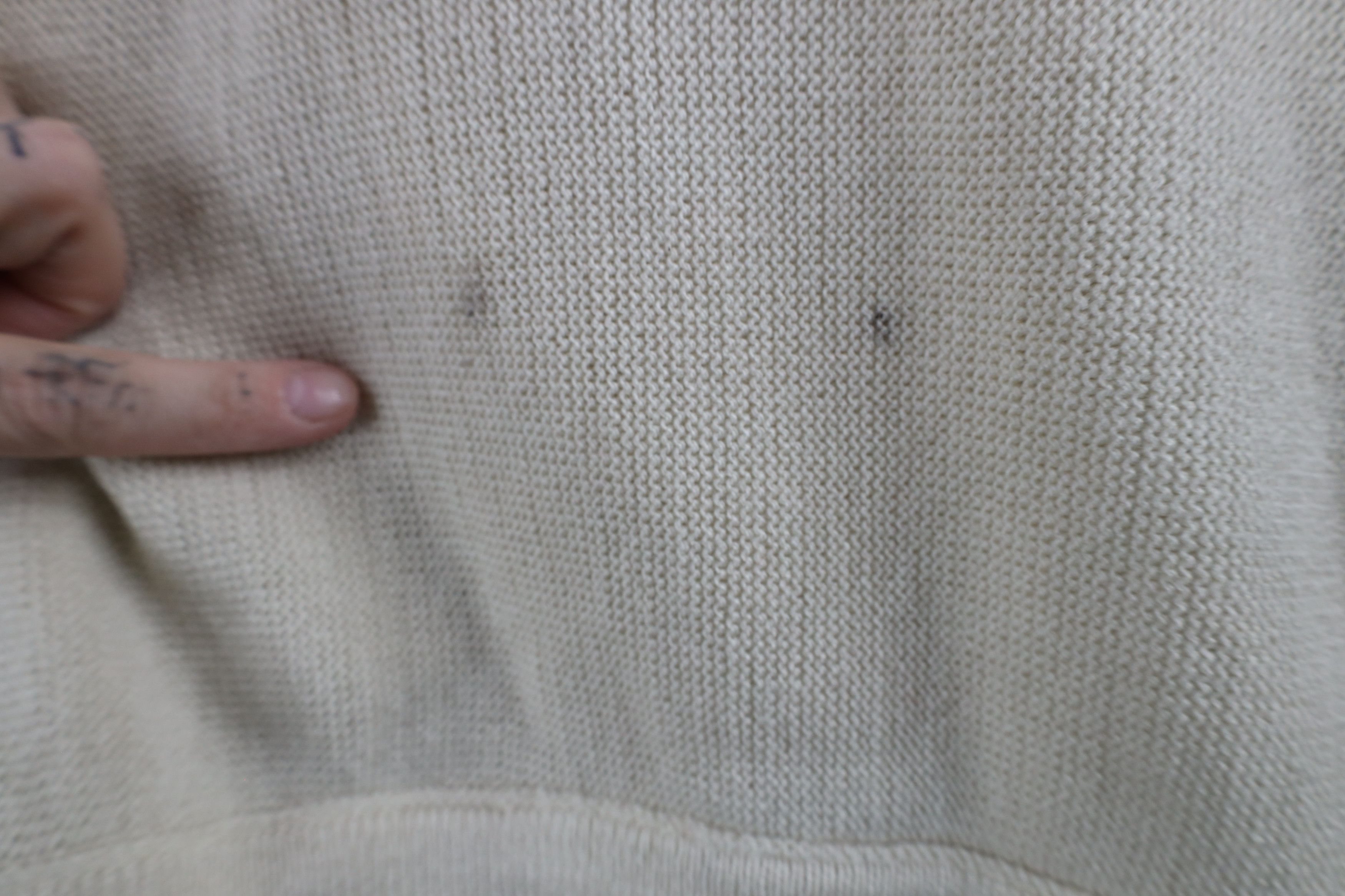 Vintage Vintage 90s Streetwear Knit Cardigan Sweater Beige Acrylic Size US XL / EU 56 / 4 - 8 Thumbnail