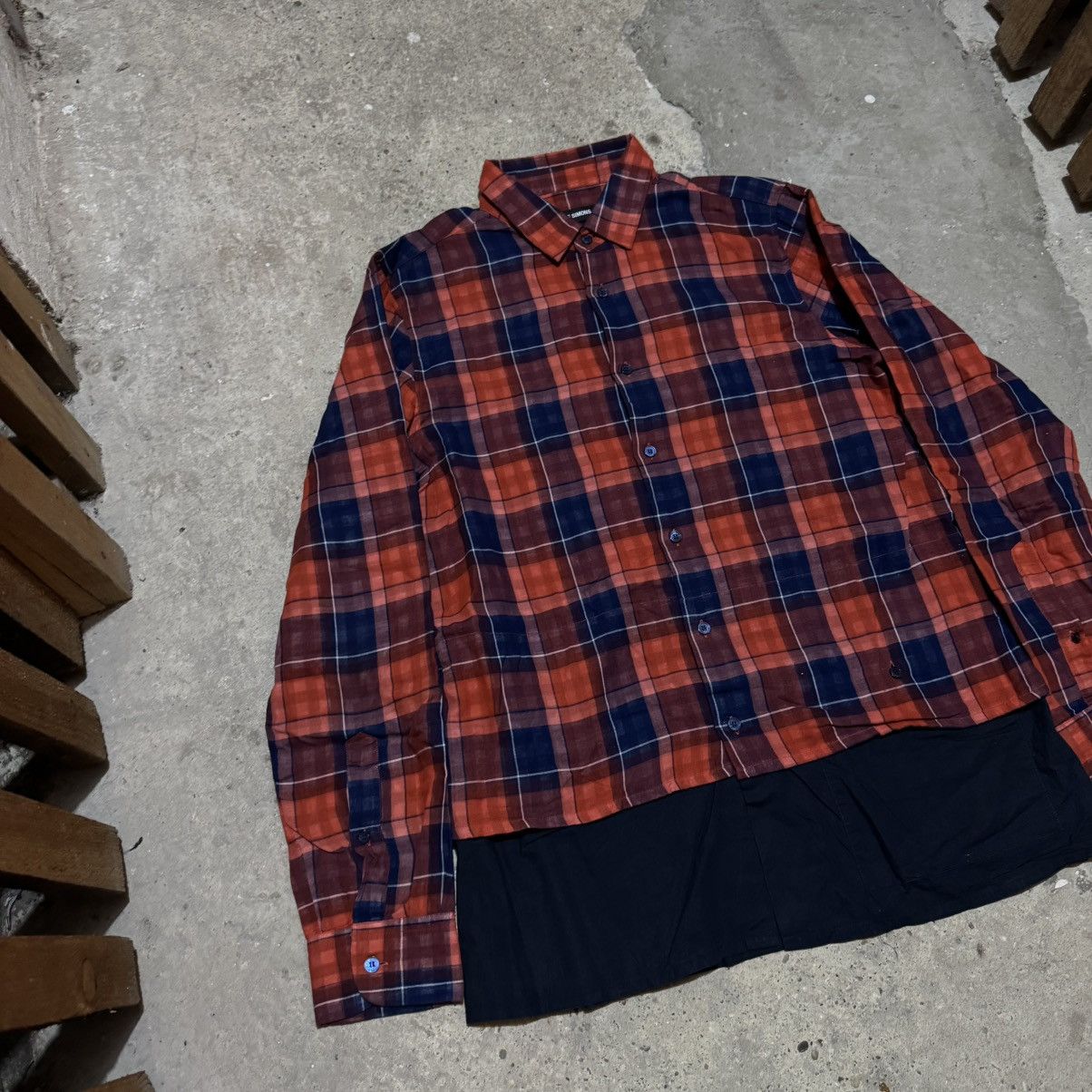Raf Simons × Vintage Raf simons Double layer flannel shirt bottoms up Size US L / EU 52-54 / 3 - 3 Thumbnail