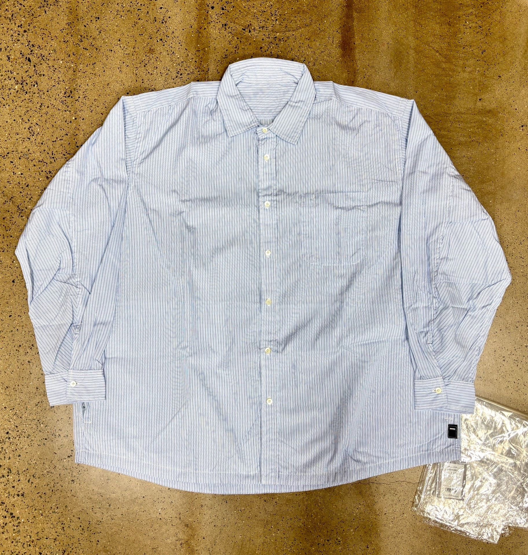 Other Oversized Blue Stripe Shirt Size US L / EU 52-54 / 3 - 1 Thumbnail
