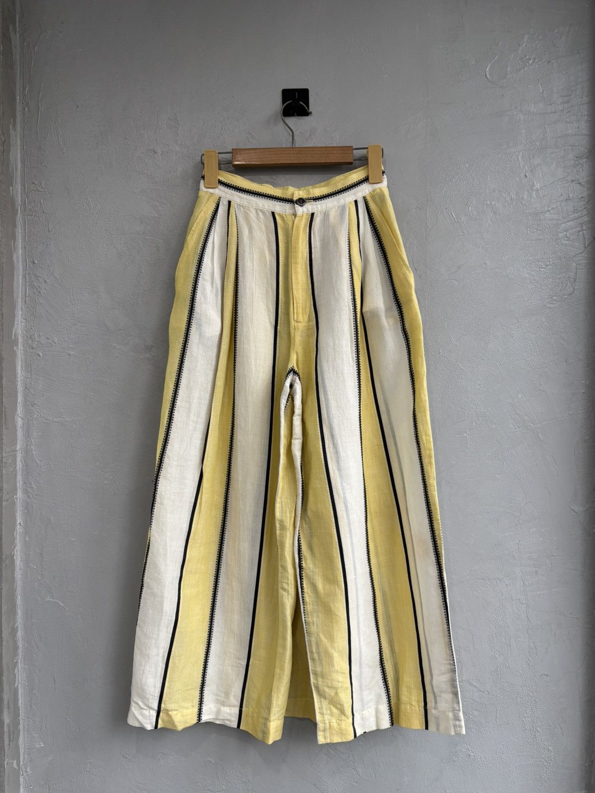 Issey Miyake Issey Miyake 80s Hakama linen wrap pant Size 27" / US 4 / IT 40 - 1 Thumbnail