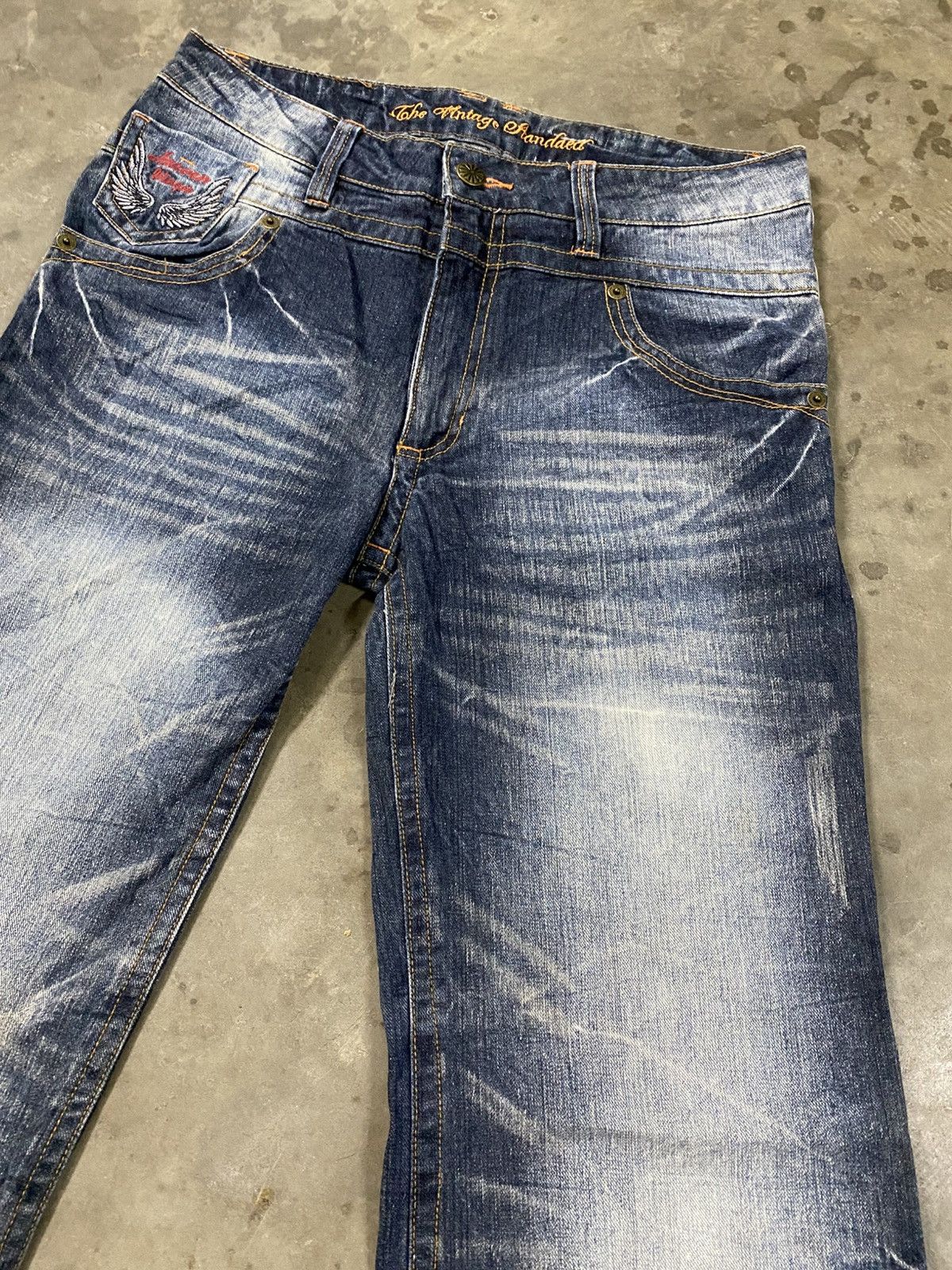 Tornado Mart Super Flare Jeans Japanese Unknown Heaven Vintage @299 Size US 32 / EU 48 - 9 Thumbnail