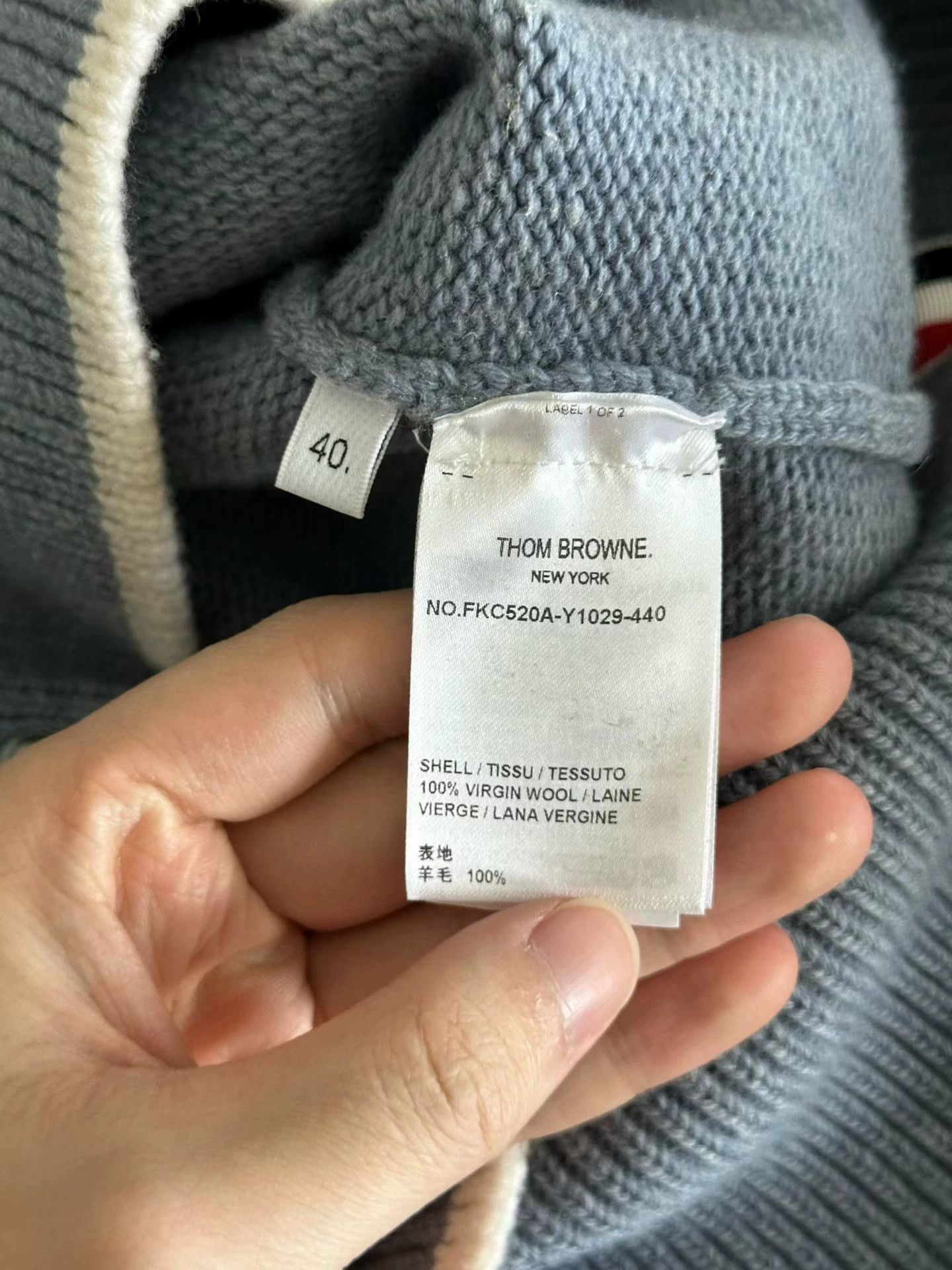Thom Browne Thom Browne Sailor Wool Cardigan Size 42 New Size US XXS / EU 40 - 4 Thumbnail