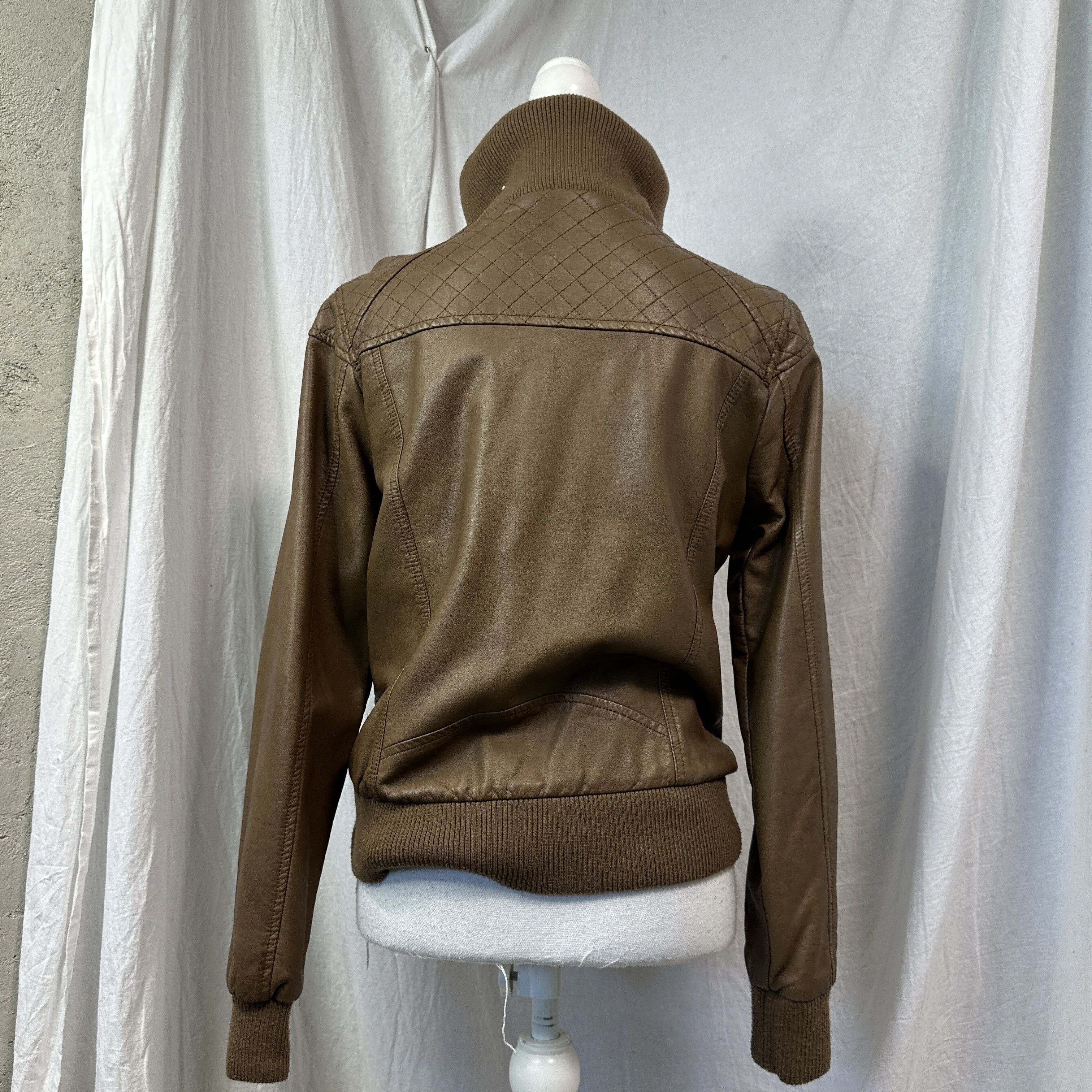 Vintage Vintage Leather Biker Moto Racing Brown Jacket 00s Size US M / EU 48-50 / 2 - 5 Thumbnail