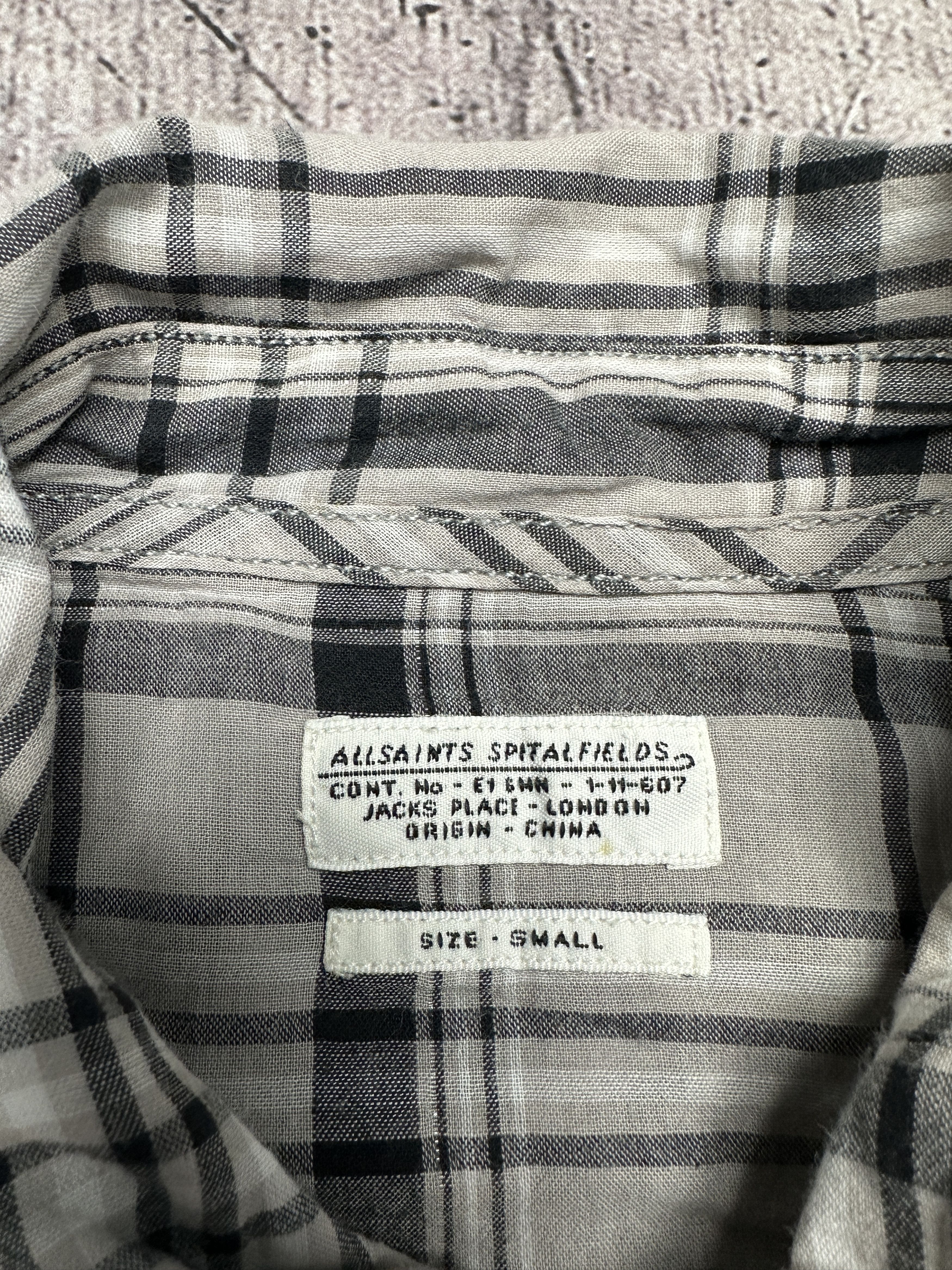 Allsaints Allsaints Vintage Faversham Mens Long Sleeve Plaid Shirt Size US S / EU 44-46 / 1 - 3 Thumbnail