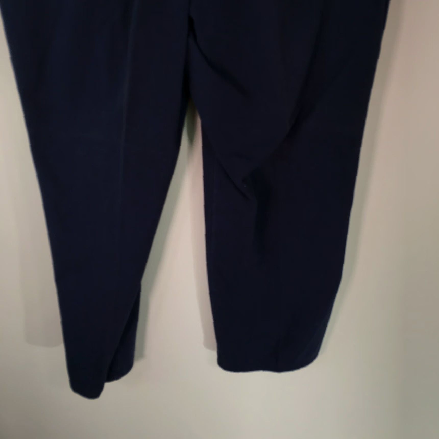 Vintage St. Johns Bay Mens Dress Pants Black 42x29 Flat Front Belt Loops 100% Cotton Classic Fit Straight Leg Regular Size 42 Mens Size US 42 / EU 58 - 4 Thumbnail