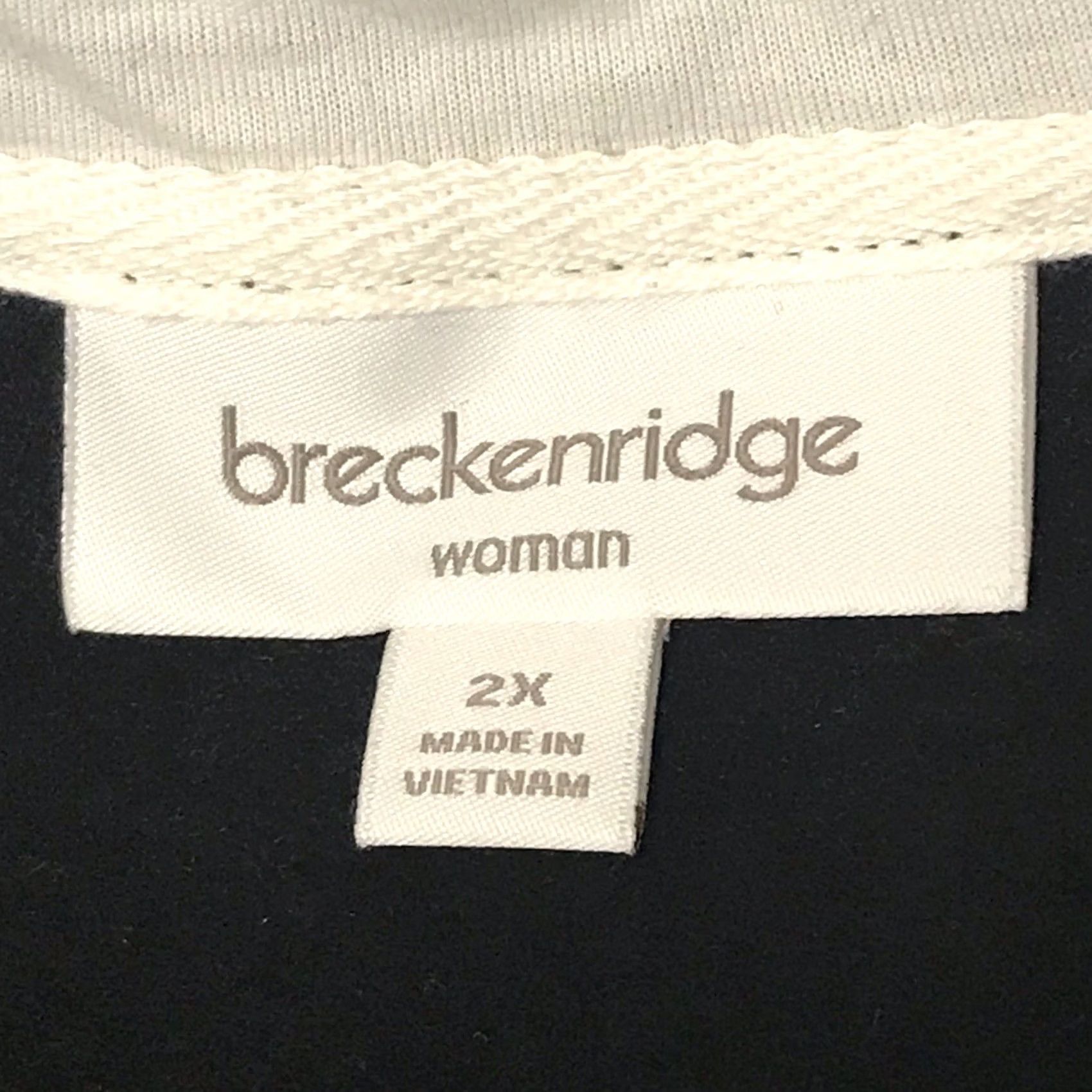 Vintage VINTAGE Breckenridge Women Sweatshirt Black Cardinal Box Embroidered Holiday 1/2 Zip 2XL Size XXL / US 16-18 / IT 52-54 - 2 Thumbnail
