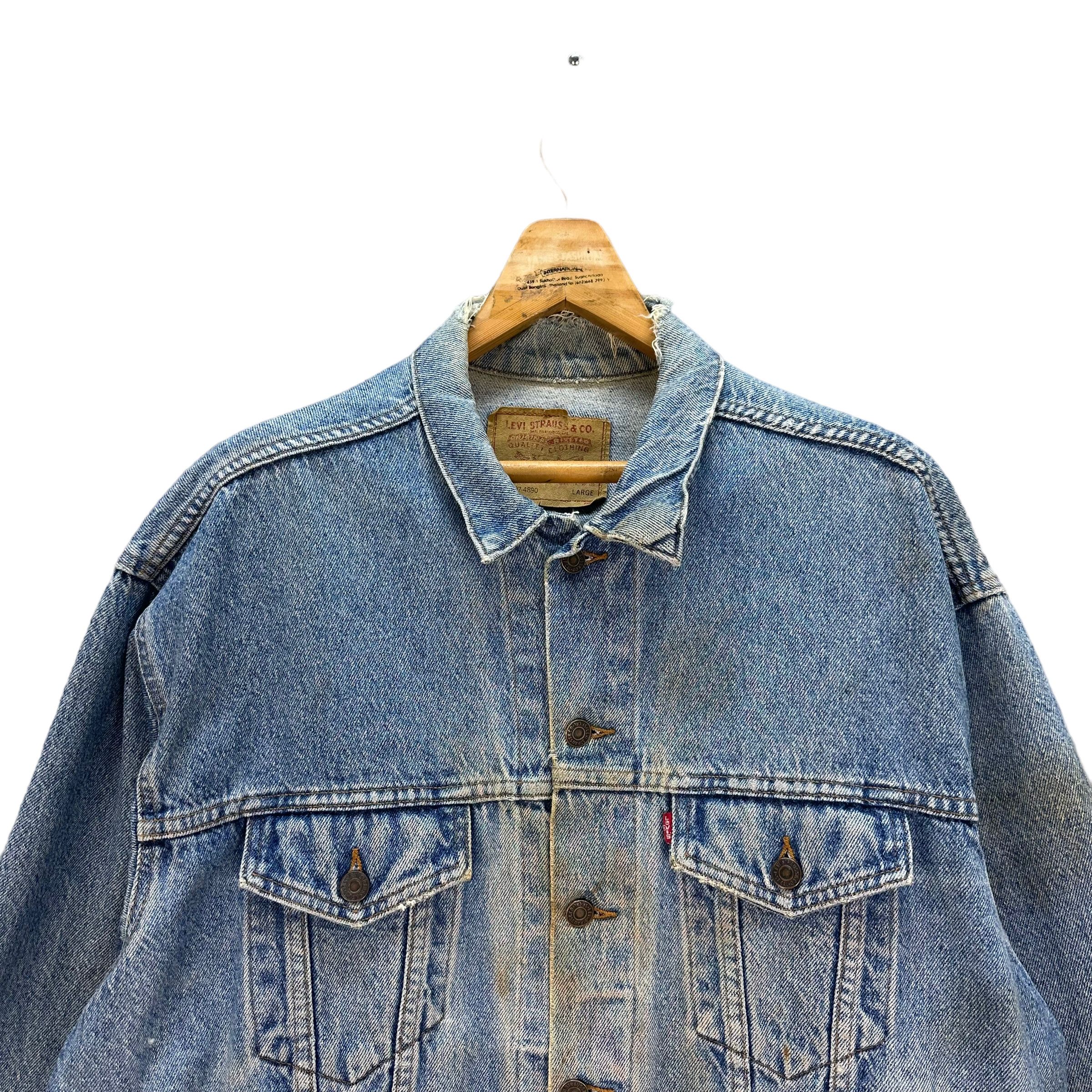 Levi's VINTAGE LEVIS 70507 DENIM JACKET MADE IN USA #8175-208 Size US L / EU 52-54 / 3 - 2 Thumbnail